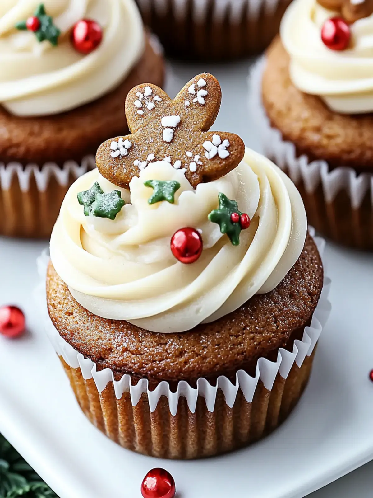 Festive Gingerbread Cupcakes That Wow Every Holiday Table 2 Festive Gingerbread Cupcakes