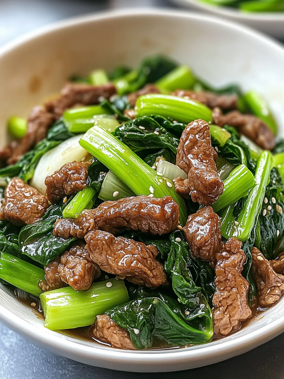 Quick and Easy Bok Choy Stir-Fried Beef