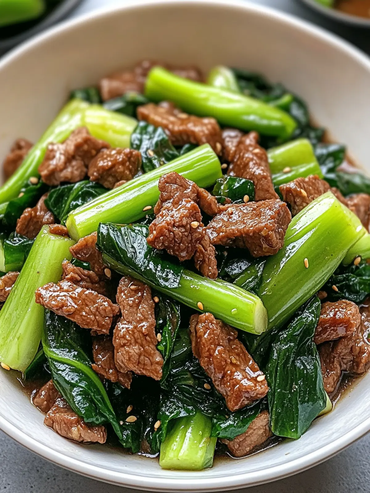 Quick and Easy Bok Choy Stir-Fried Beef