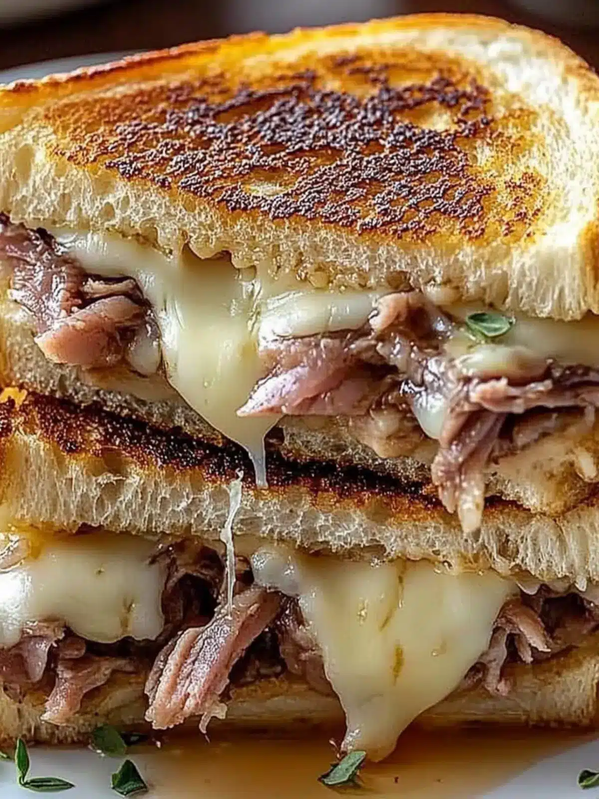 French Dip Grilled Cheese Recipe