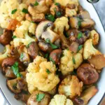 Garlic Cauliflower Mushroom Skillet: Quick and Deliciously Healthy 8 Garlic Cauliflower Mushroom Skillet