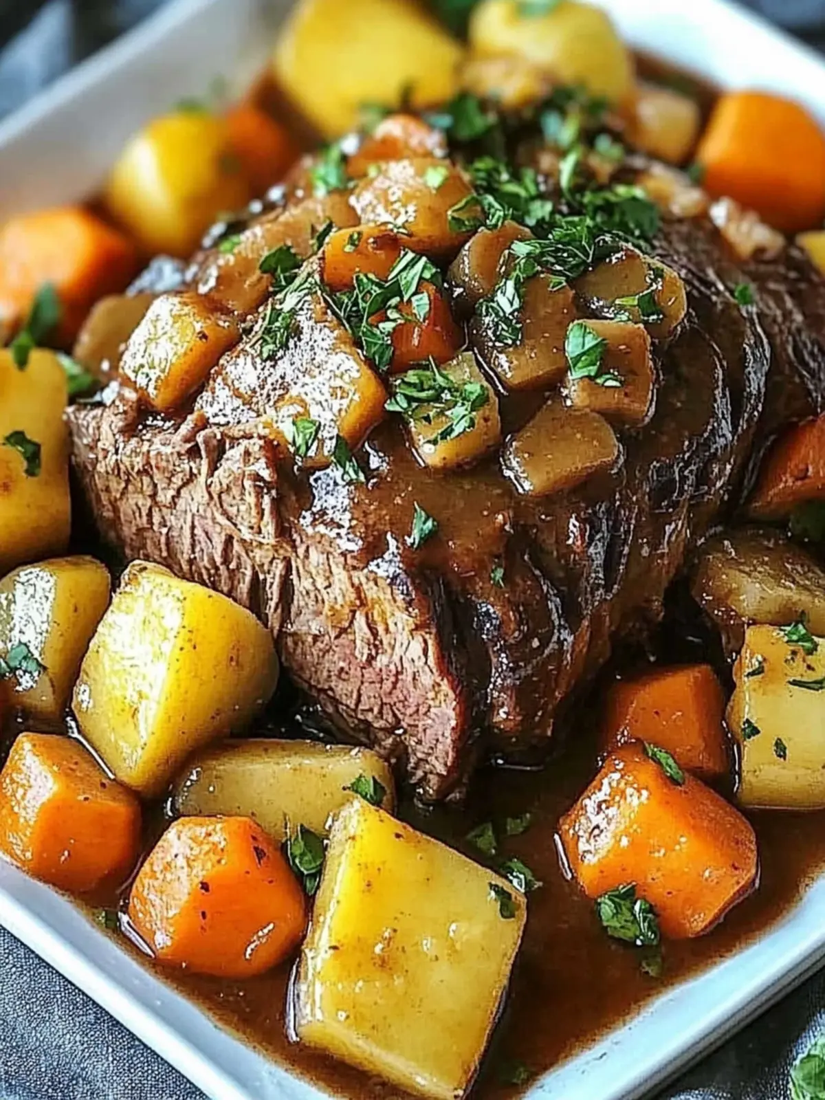Tender Slow Cooker Pot Roast with Sweet Maple Glaze Delight 5 Slow Cooker Pot Roast