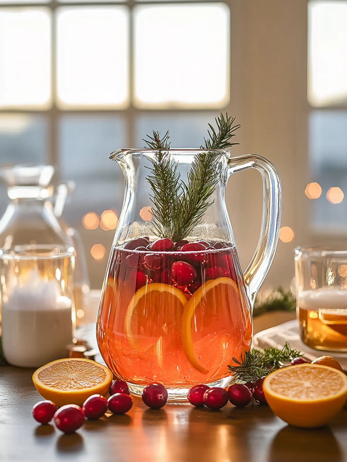 Cranberry-Orange Mimosa Pitcher for Joyful Brunch Vibes 3 Cranberry-Orange Mimosa Pitcher