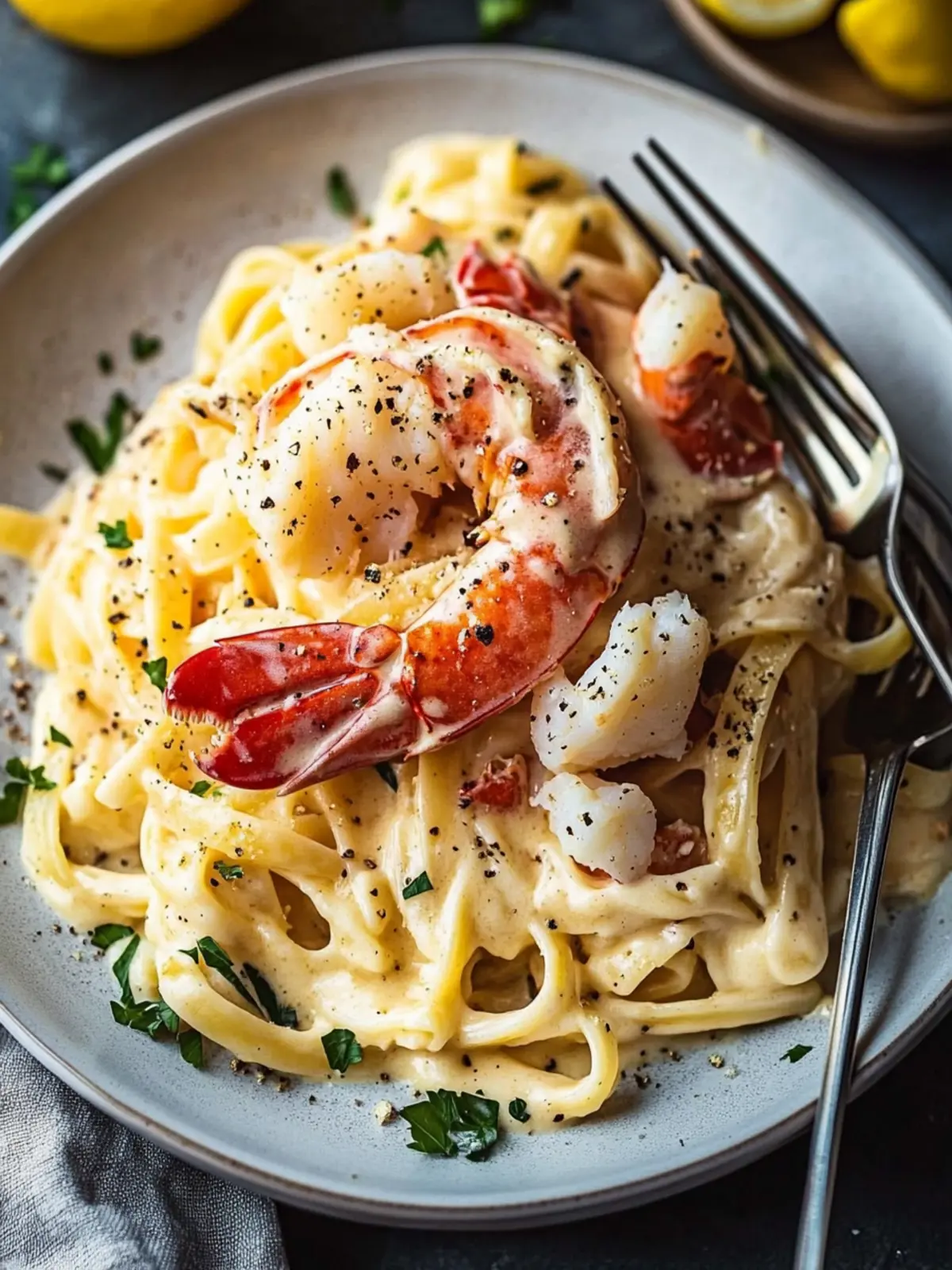 Delicious Creamy Lobster Pasta in Just 25 Minutes 3 Creamy Lobster Pasta