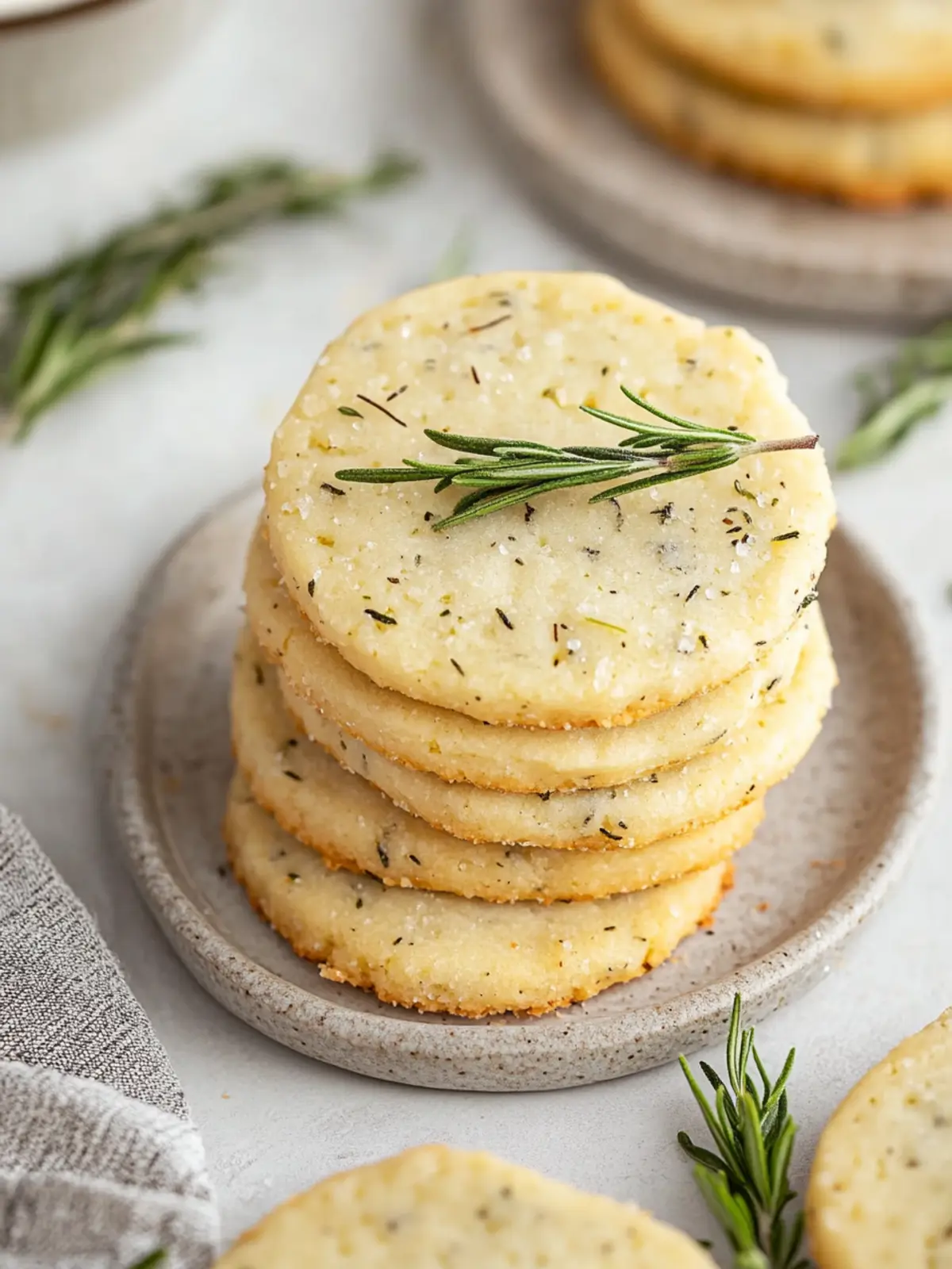 Savory Rosemary Shortbread Cookies for Gourmet Snacking Bliss 4 Rosemary Shortbread Cookies