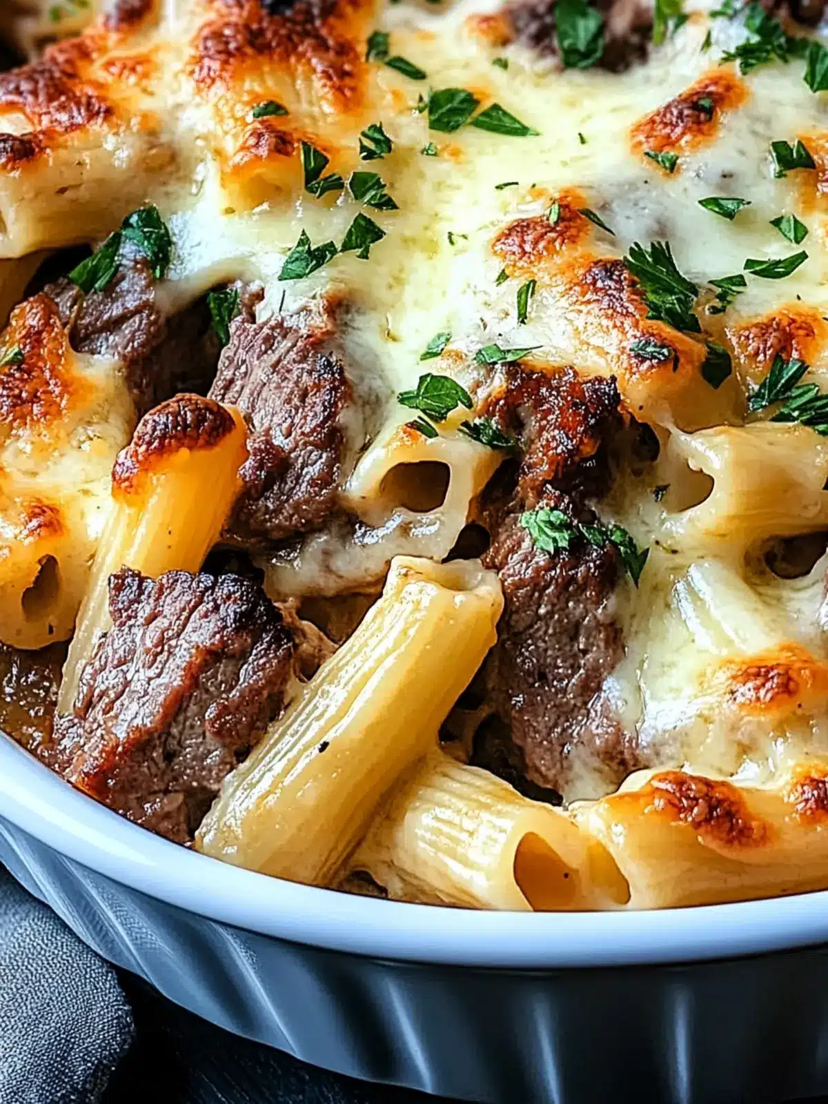Irresistible Steak & Truffle Gouda Pasta Bake You’ll Crave 2 Steak & Truffle Gouda Pasta Bake