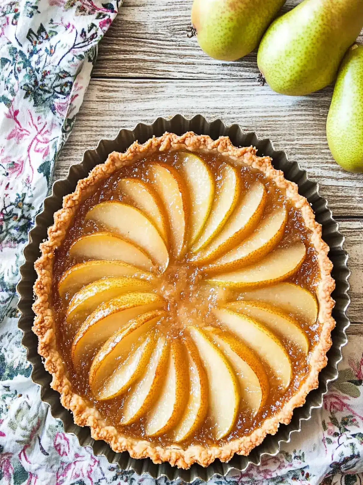 10 Minute Beautiful French Pear Tart That Will Wow Your Guests 4 10 Minute (Beautiful) French Pear Tart