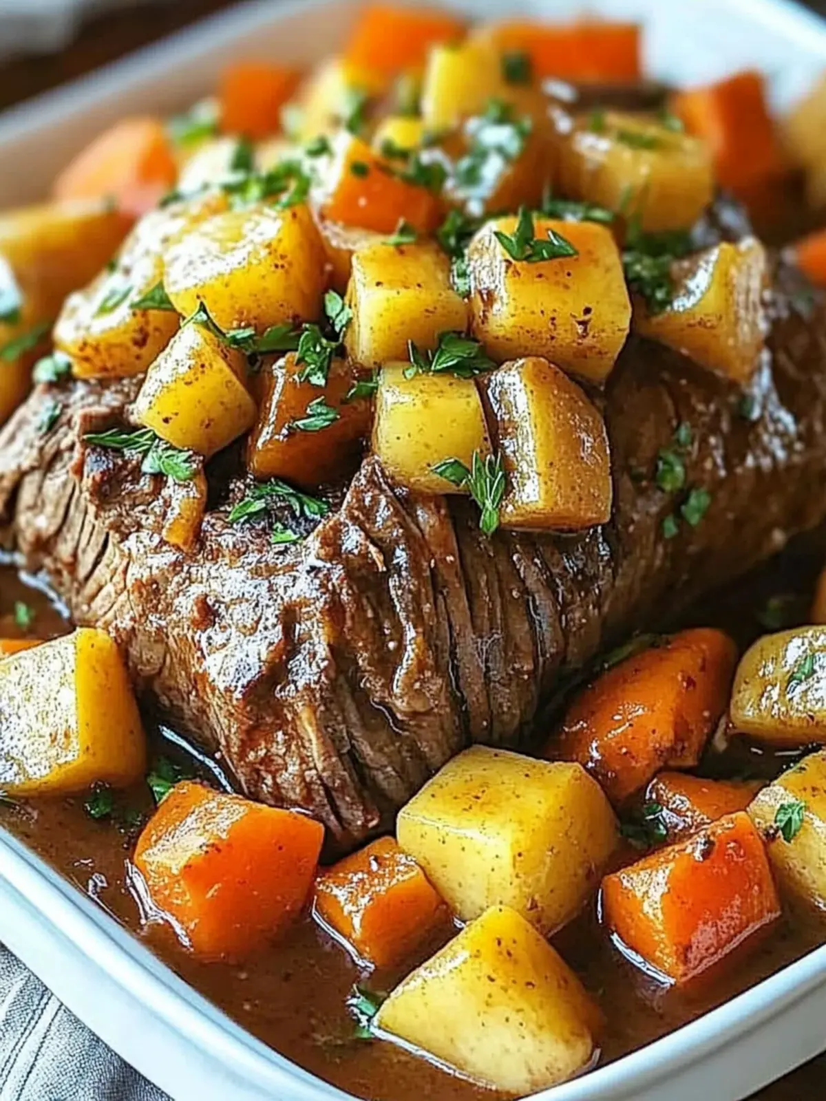 Tender Slow Cooker Pot Roast with Sweet Maple Glaze Delight 4 Slow Cooker Pot Roast