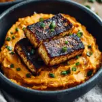 Smoky Tofu Steak with Creamy Mashed Sweet Potatoes Bliss 10 Smoky Tofu Steak with Creamy Mashed Sweet Potatoes