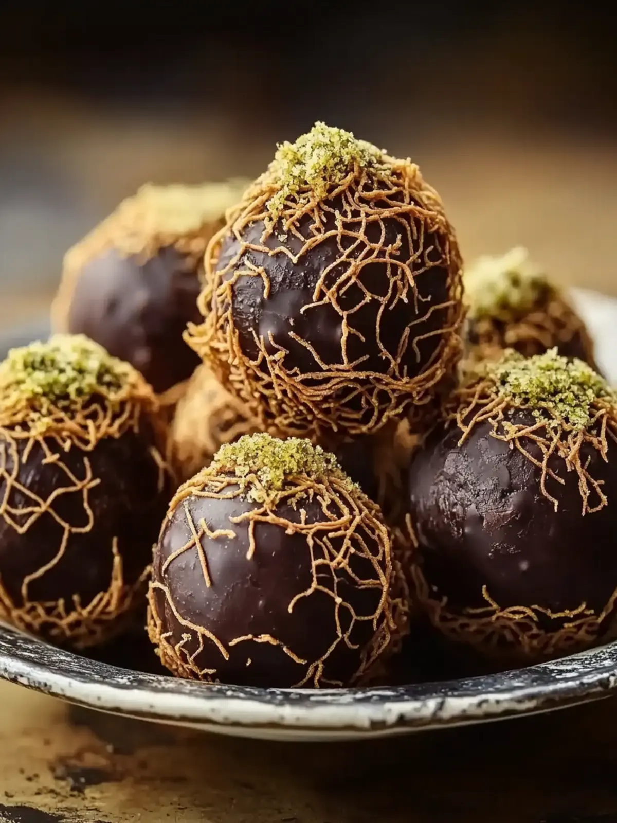 No-Bake Dubai Chocolate Balls