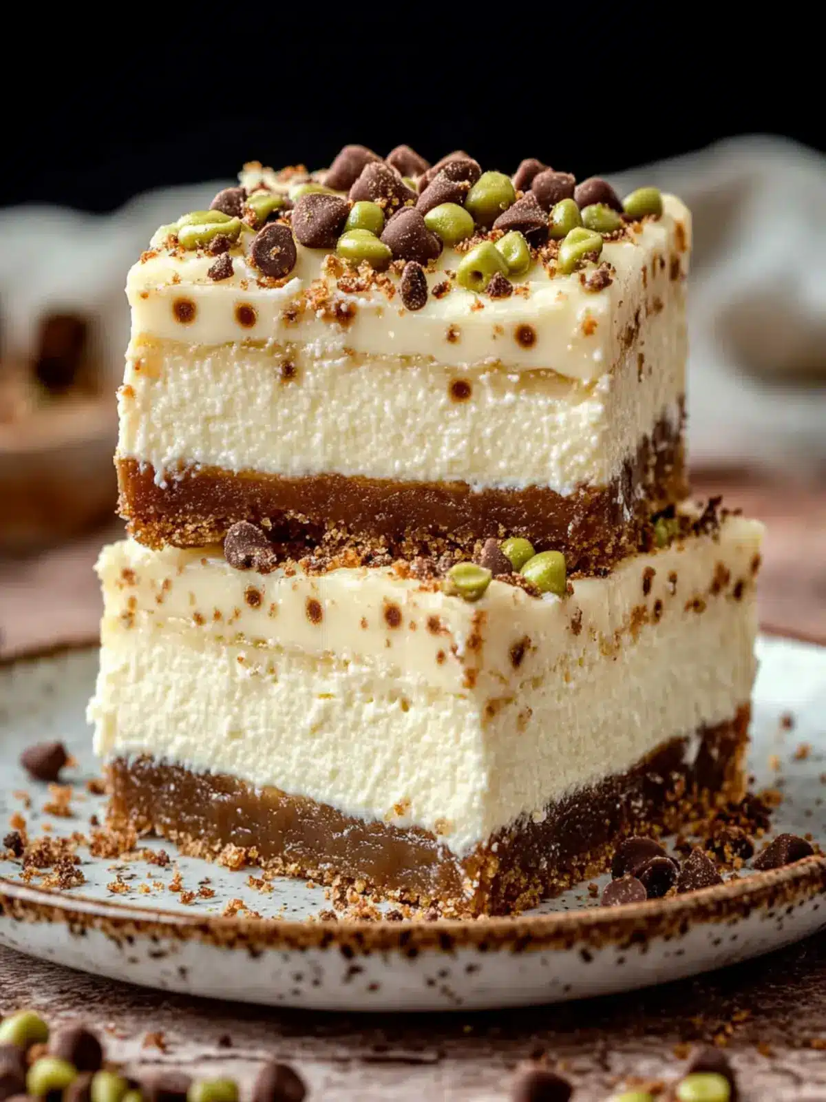 Irresistible Cannoli Cheesecake Bars You’ll Crave Again! 4 Cannoli Cheesecake Bars