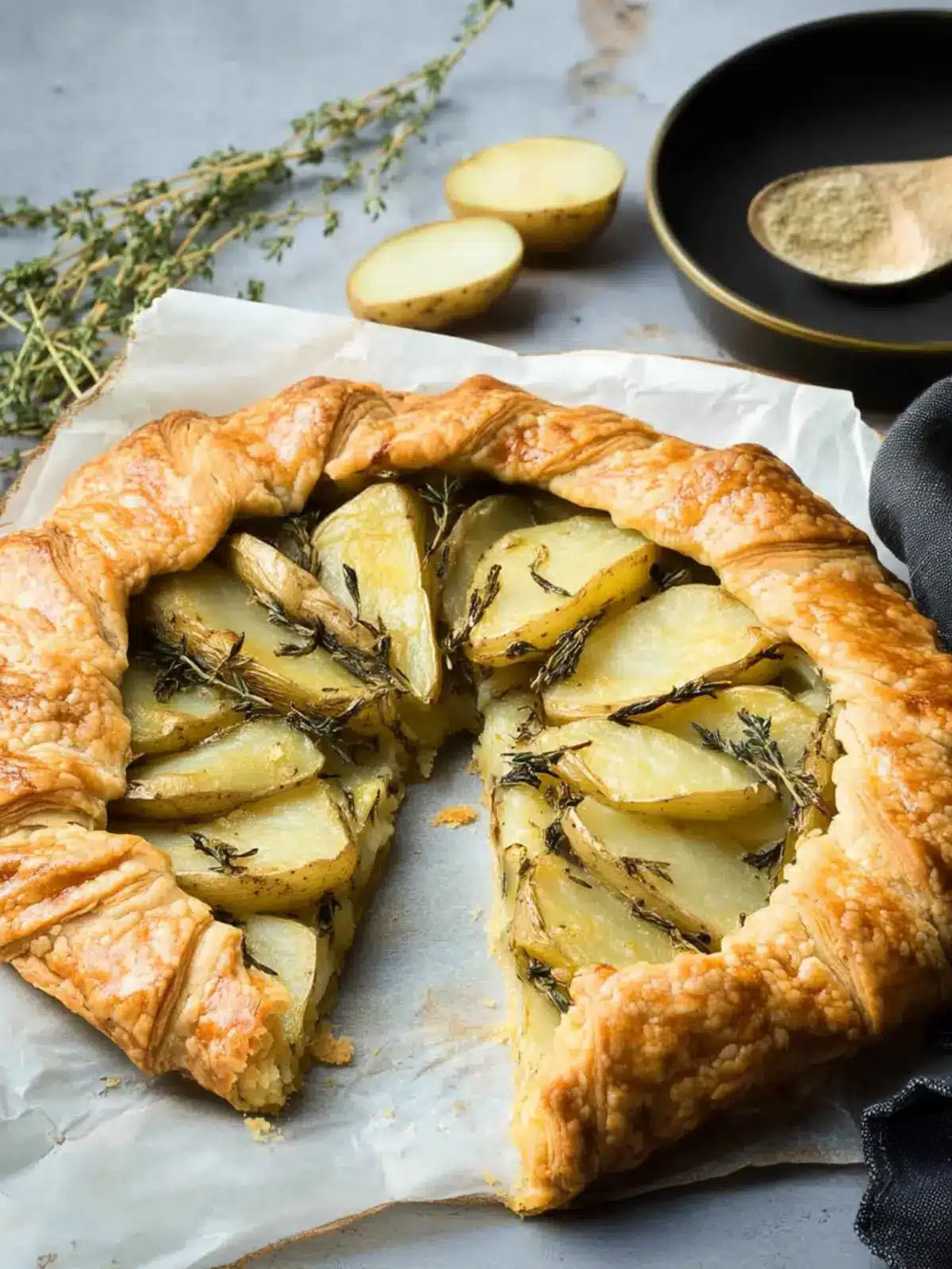 Savory Potato Galette: A Rustic Delight for Any Gathering 3 Savory Potato Galette