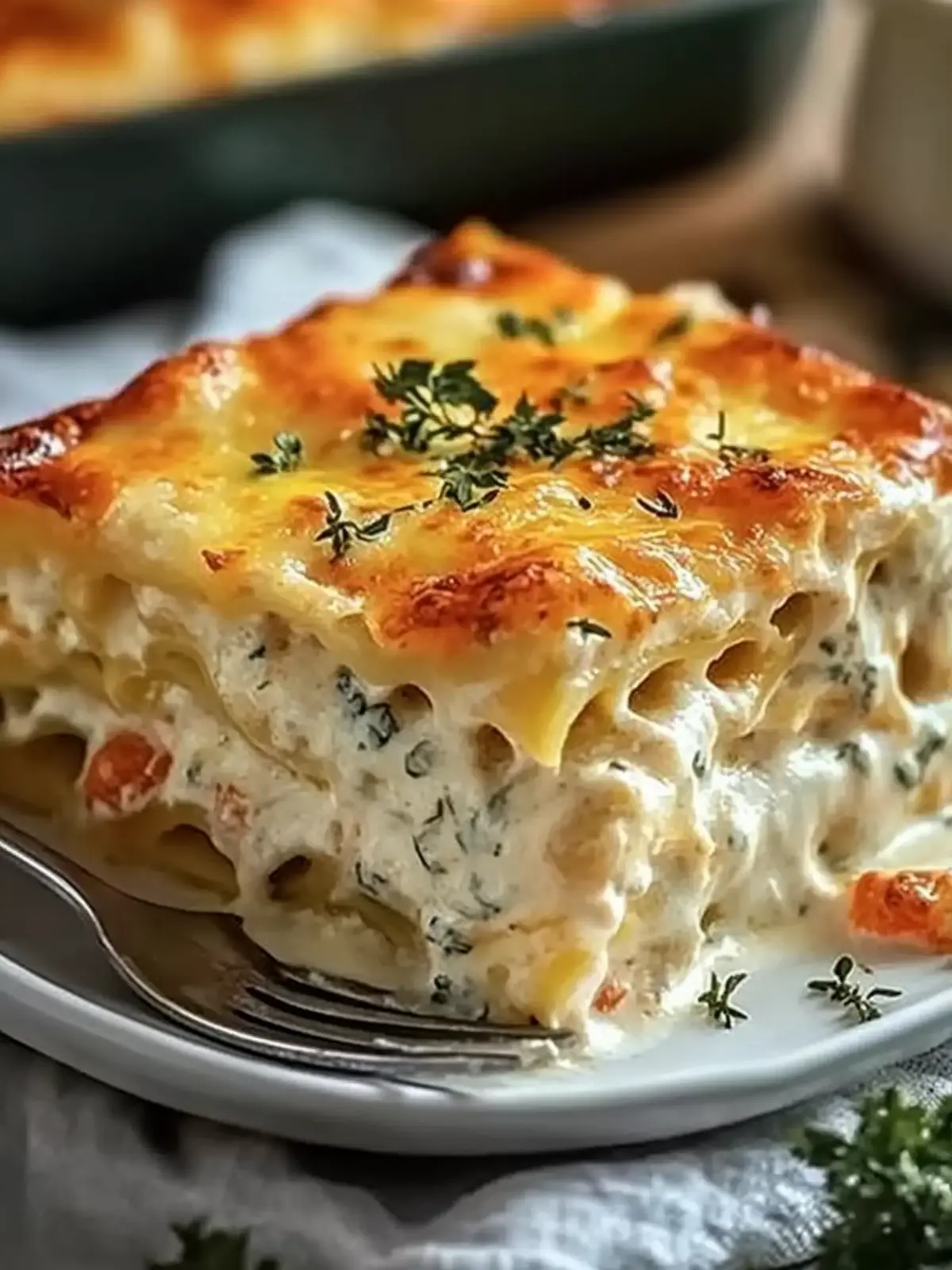Savory Seafood Lasagna with Creamy Cheese Bliss 4 Seafood Lasagna Creamy Cheese