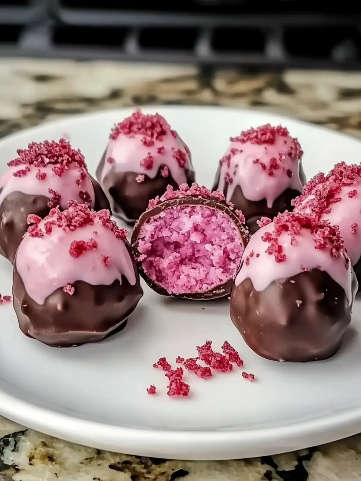 Cherry Mash Truffles