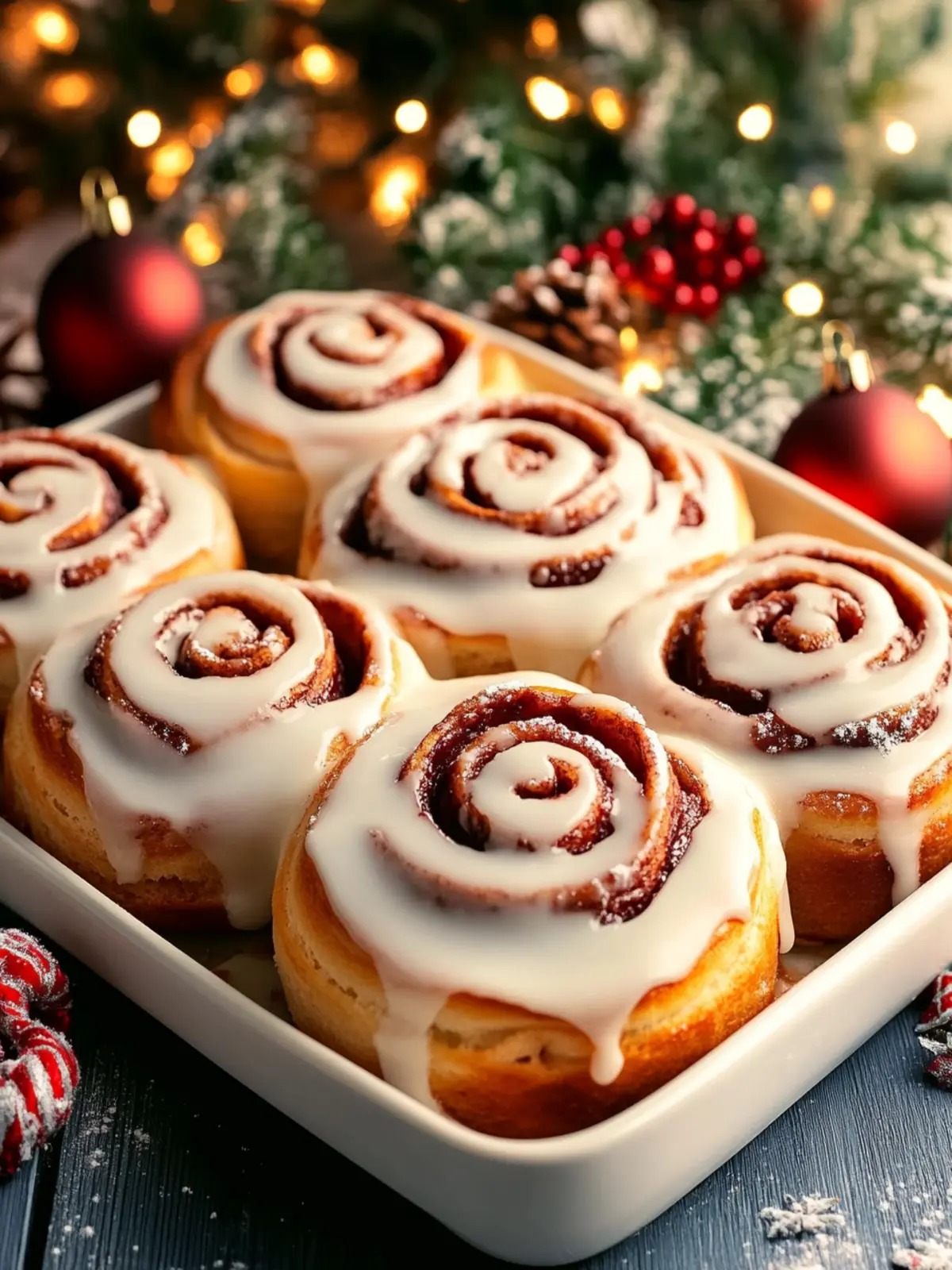 Irresistible Festive Christmas Cinnamon Rolls Recipe for Joyful Mornings 4 Festive Christmas Cinnamon Rolls Recipe