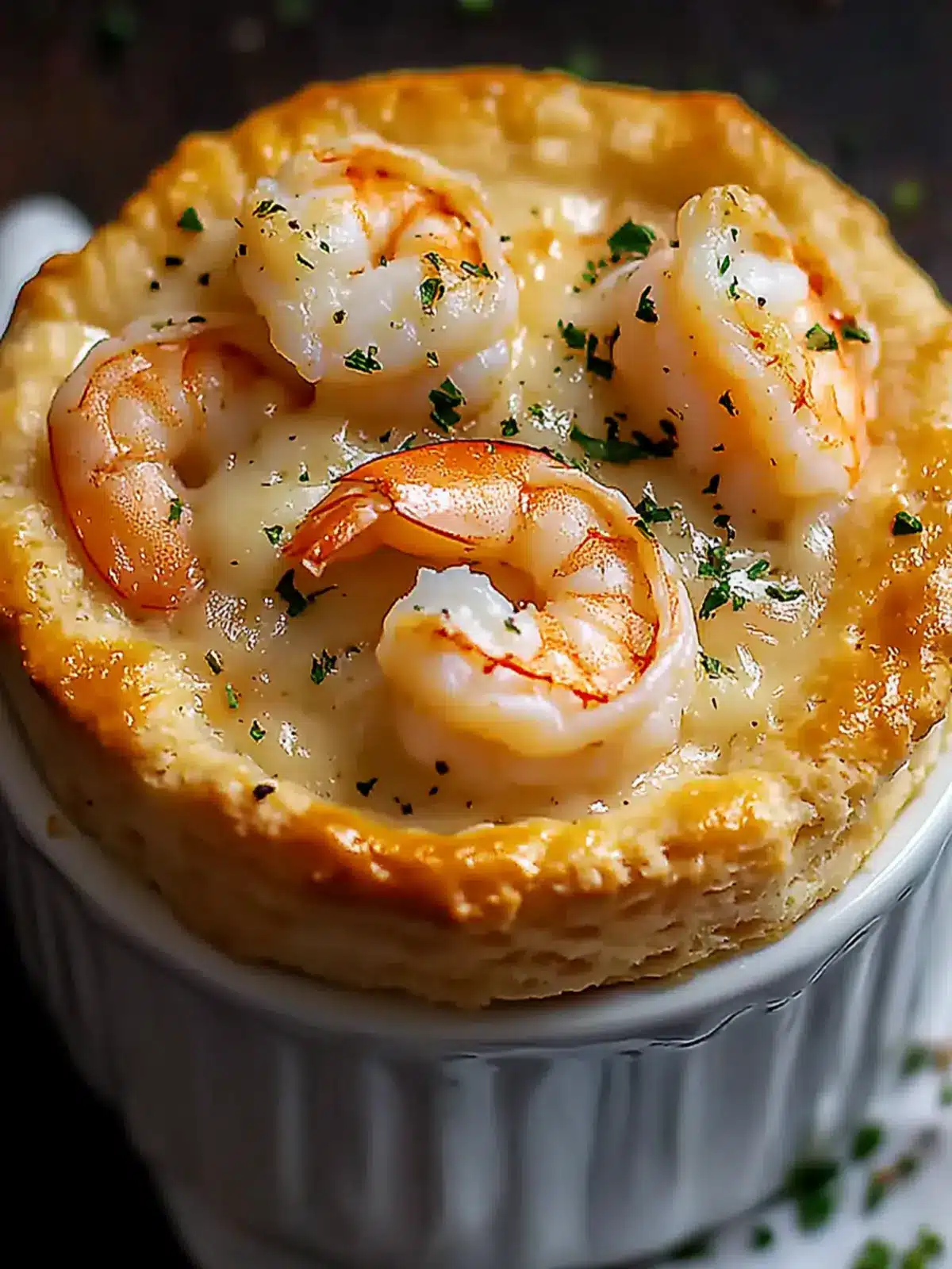 Savory Shrimp & Lobster Cheddar Bay Biscuit Pot Pie Delight 5 Shrimp & Lobster Cheddar Bay Biscuit Pot Pie