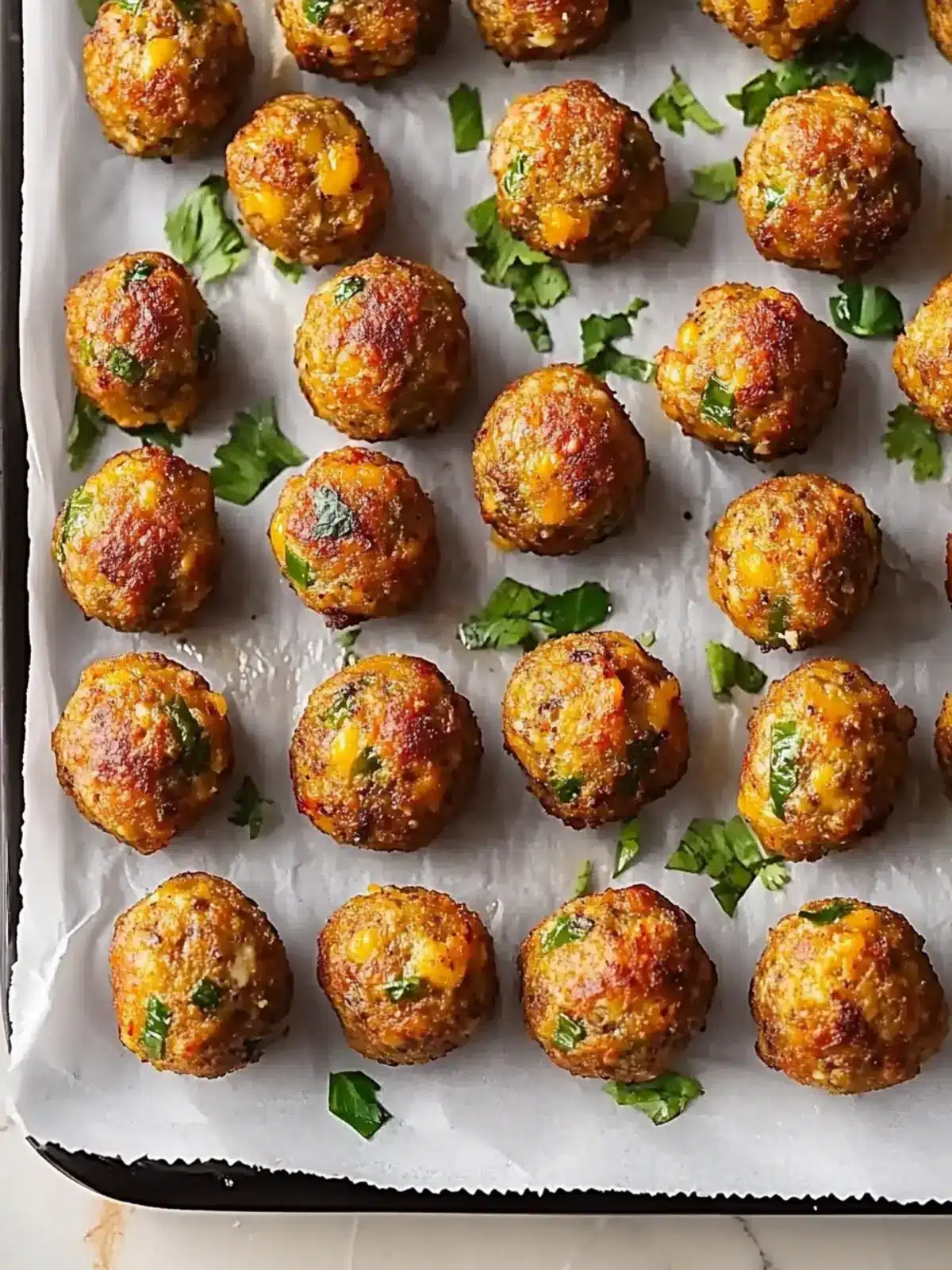 Spicy Jalapeño Popper Sausage Balls for Flavorful Gatherings 3 Spicy Jalapeño Popper Sausage Balls