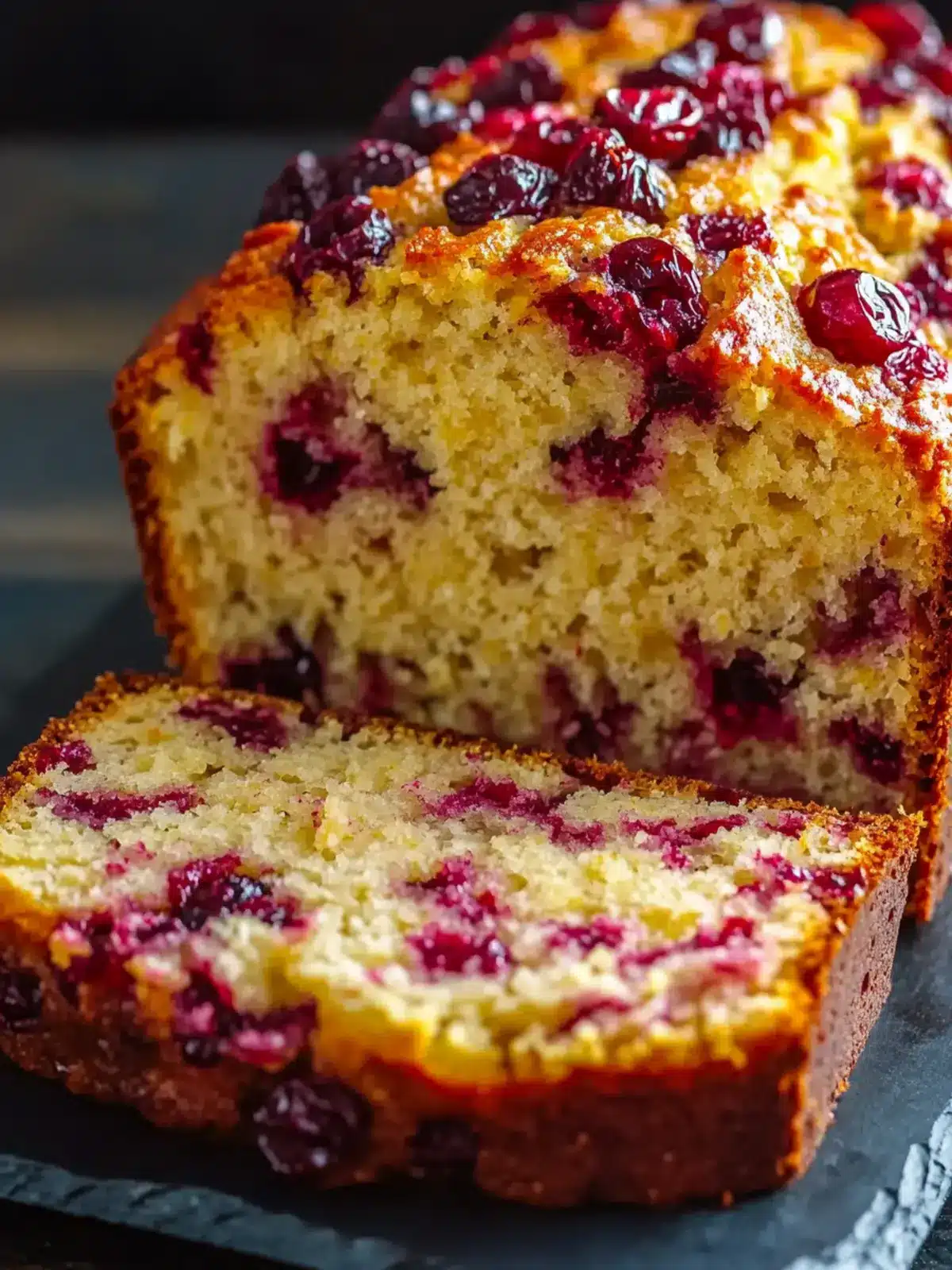 Moist Cranberry Orange Bread