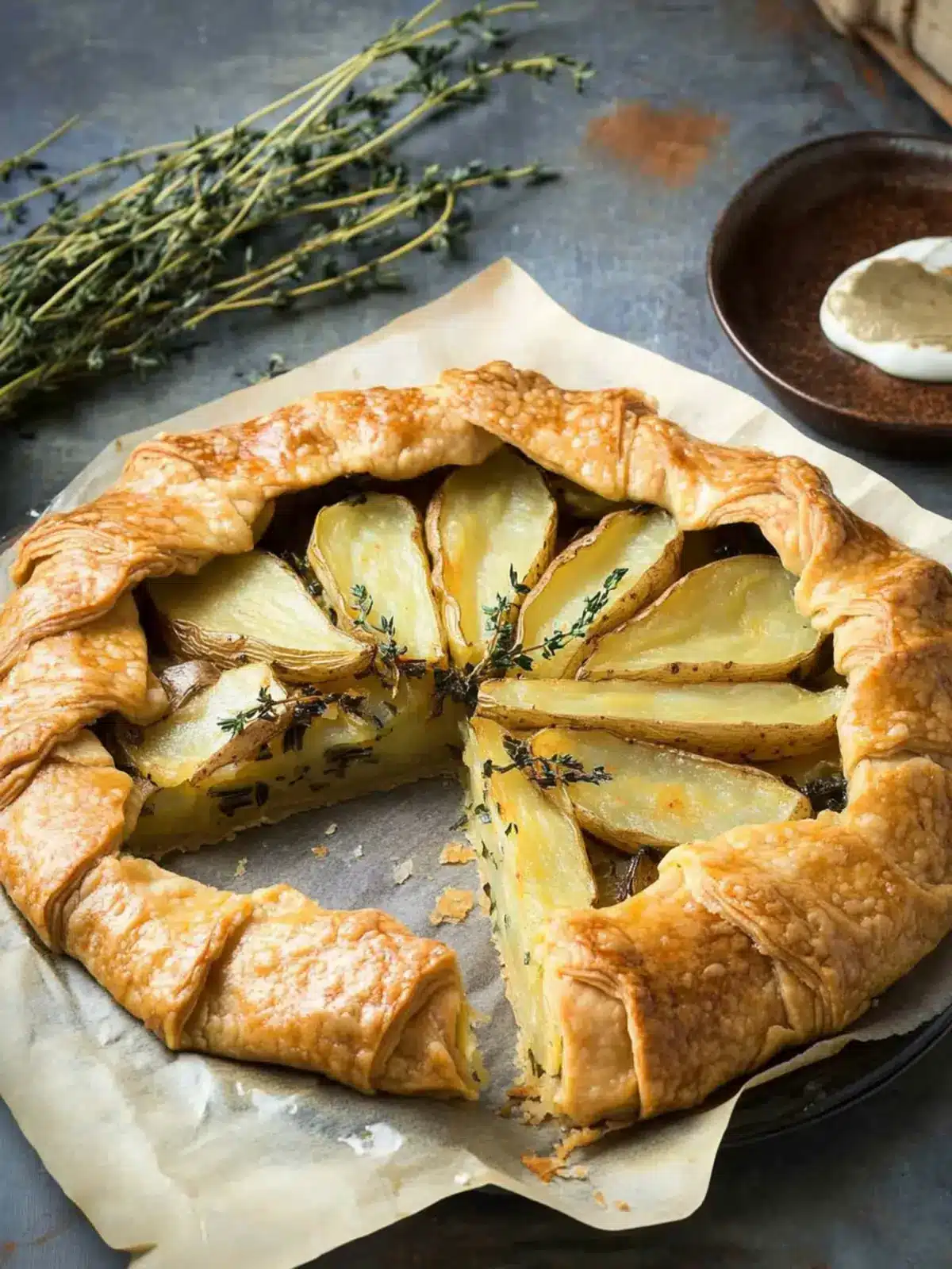 Savory Potato Galette: A Rustic Delight for Any Gathering 2 Savory Potato Galette