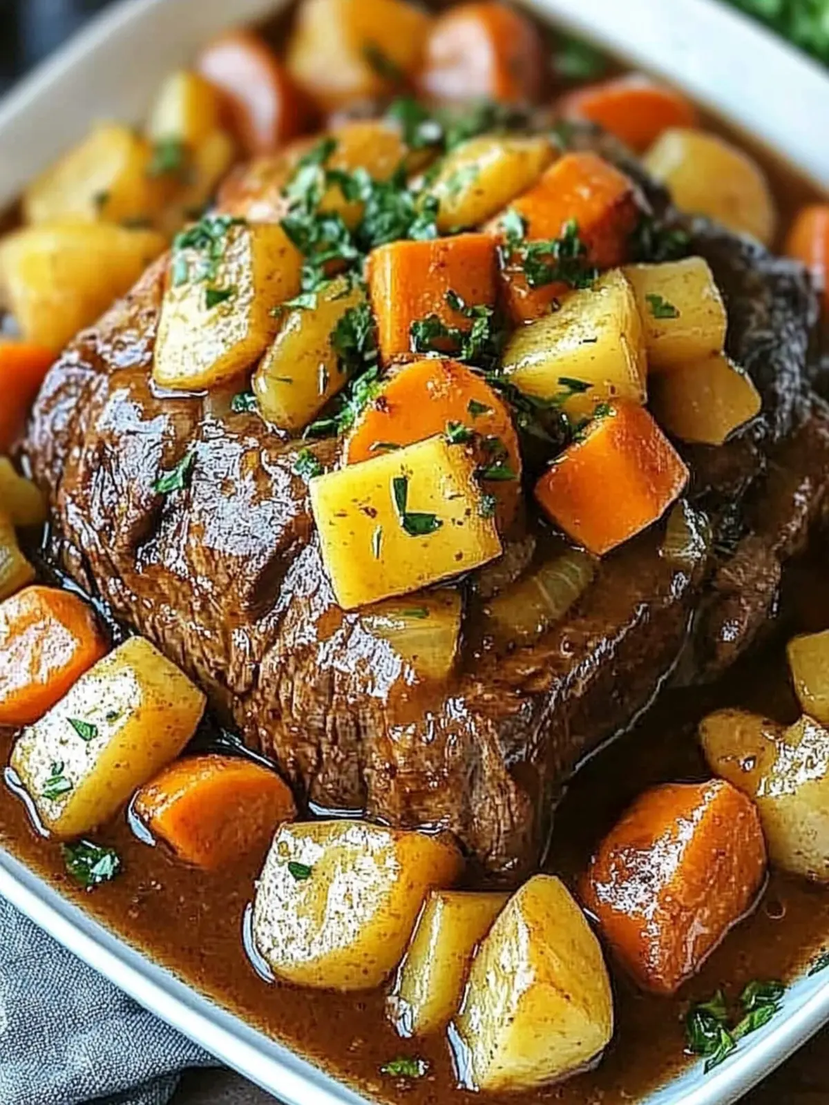Tender Slow Cooker Pot Roast with Sweet Maple Glaze Delight 3 Slow Cooker Pot Roast