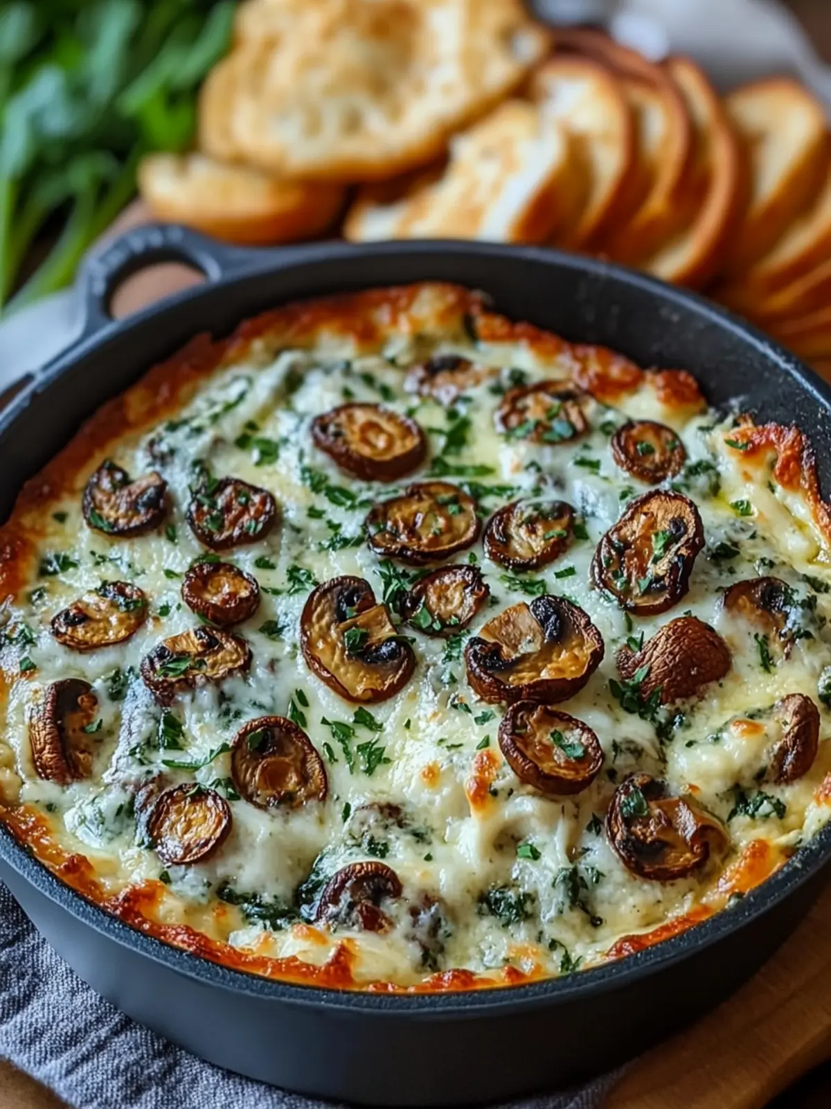 Stuffed Mushroom Dip