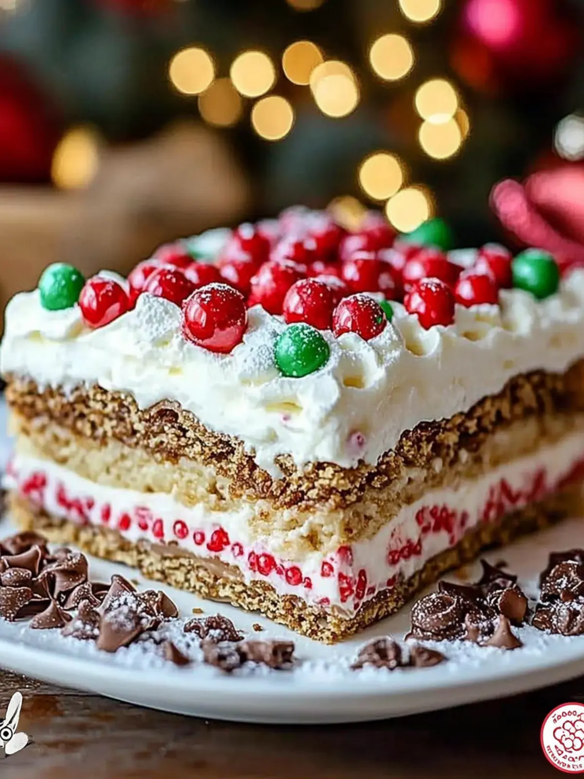 No-Bake Christmas Cookie Lasagna: Festive & Easy Holiday Treat 5 No-Bake Christmas Cookie Lasagna