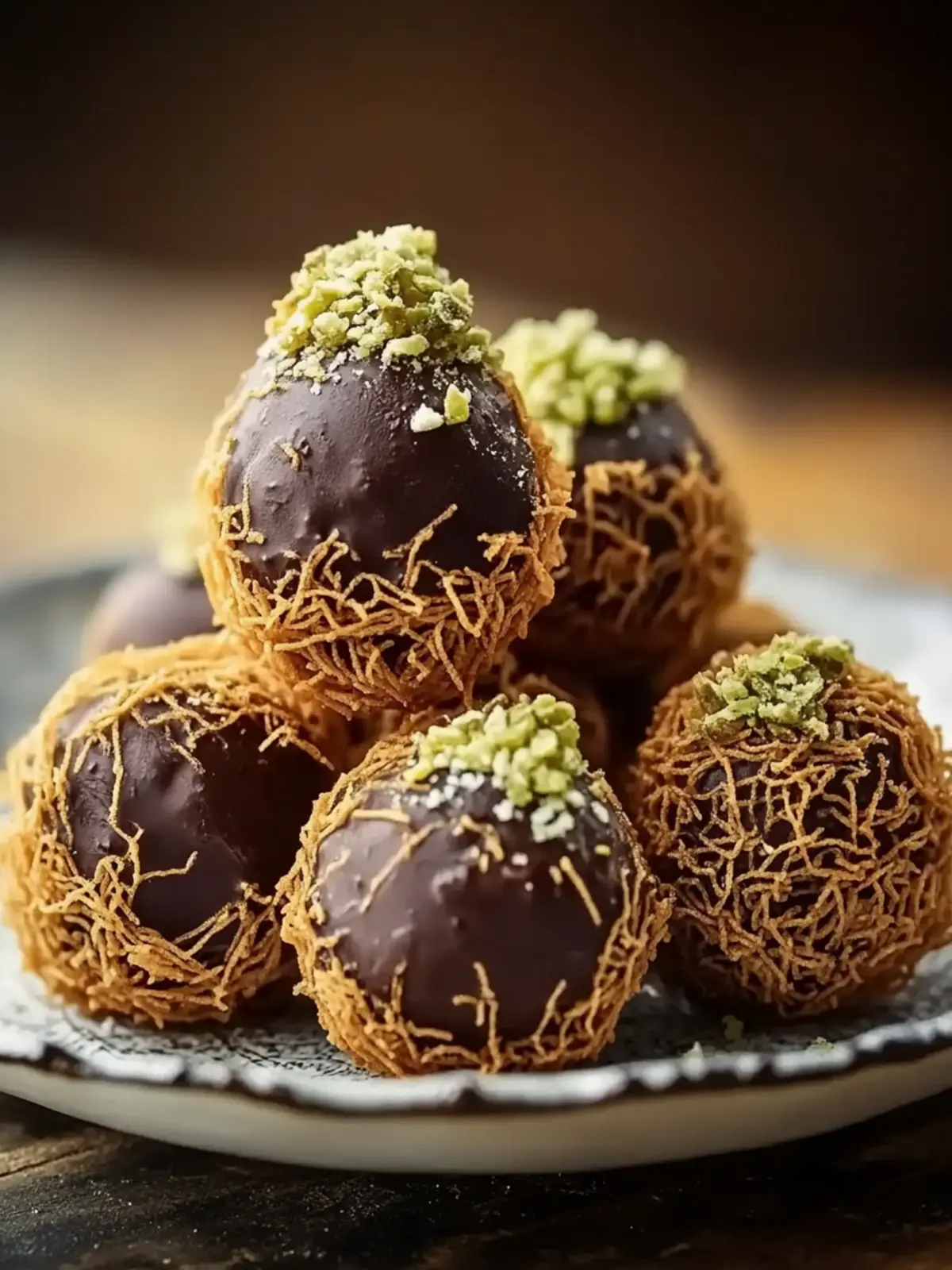 No-Bake Dubai Chocolate Balls