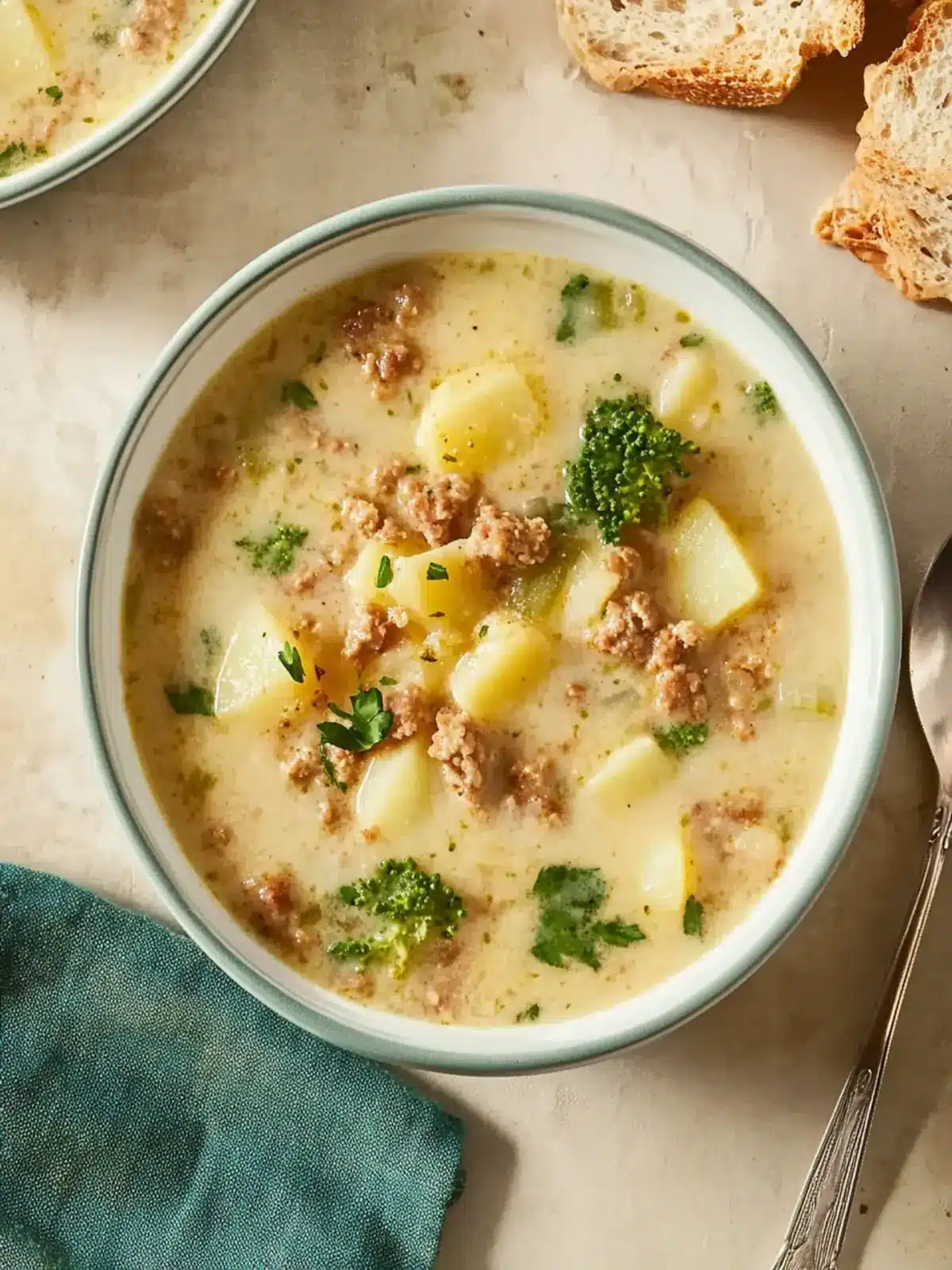 Cozy Crockpot Potato Soup with Sausage