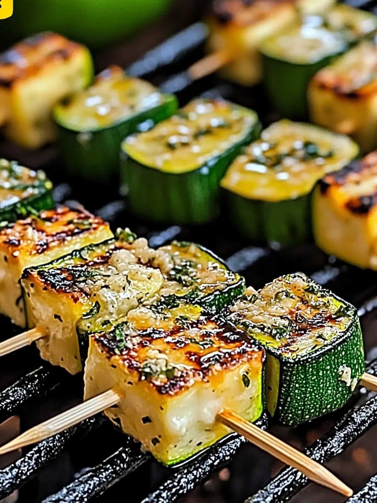 Grilled Garlic Butter Zucchini Skewers for Your Summer BBQ 5 Garlic Butter Zucchini Skewers