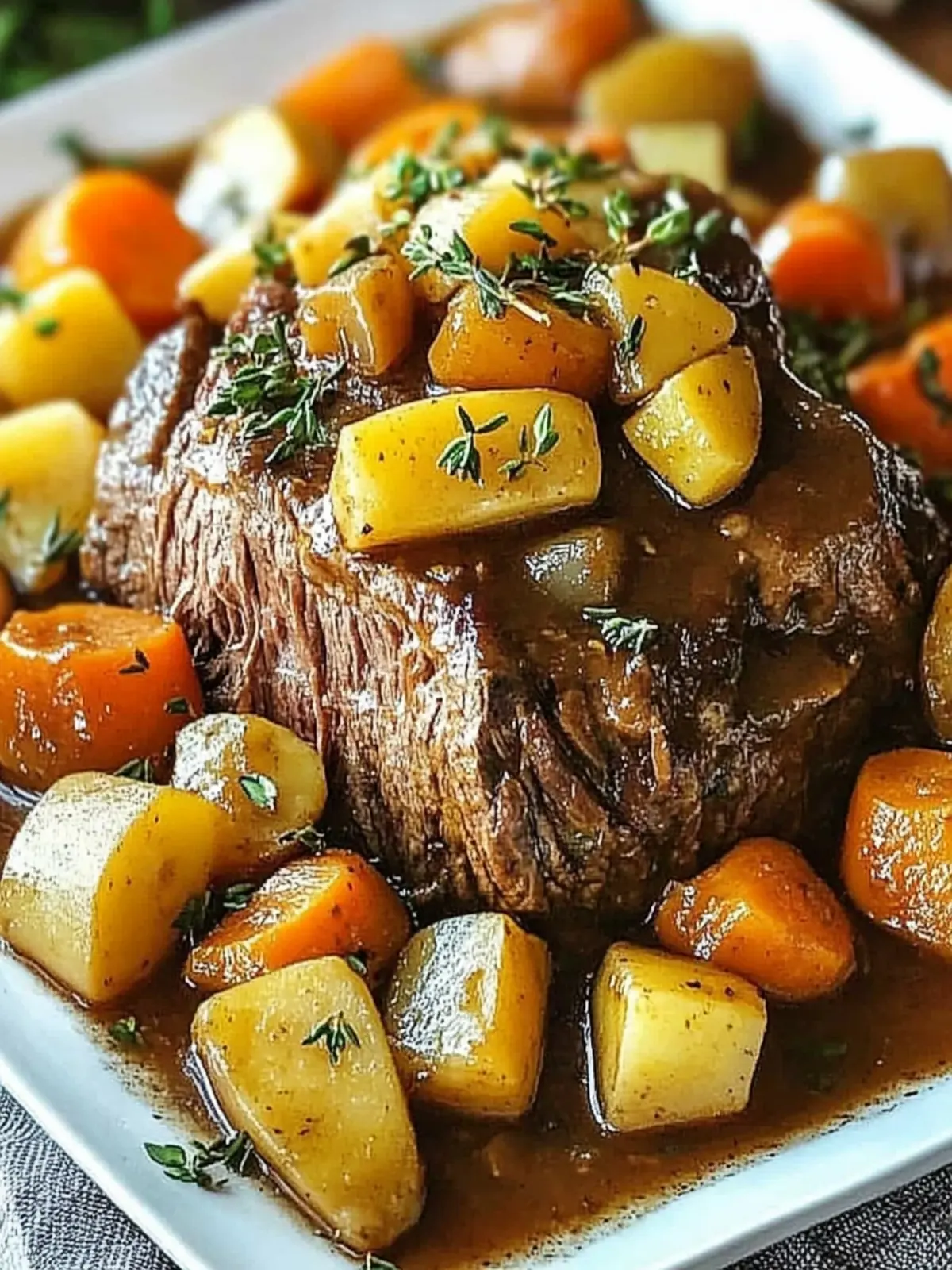 Tender Slow Cooker Pot Roast with Sweet Maple Glaze Delight 2 Slow Cooker Pot Roast