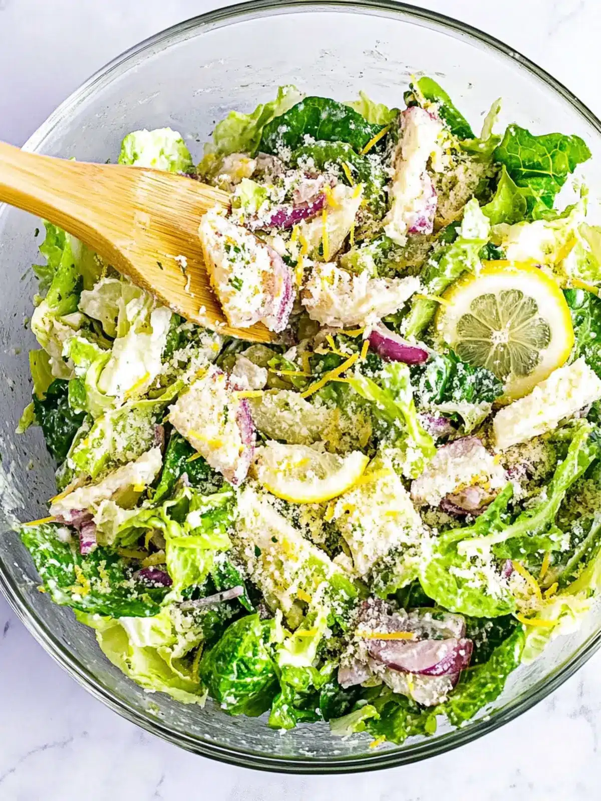Lemon Parmesan Lettuce Salad That Elevates Your Meals Fast 2 Lemon Parmesan Lettuce Salad