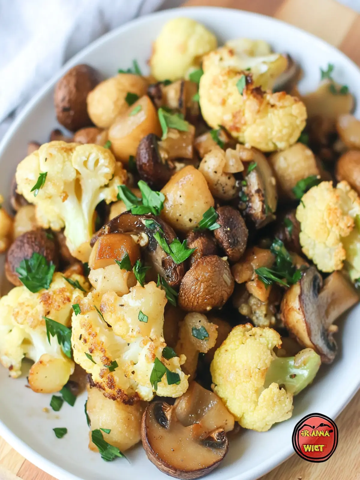 Garlic Cauliflower Mushroom Skillet: Quick and Deliciously Healthy 3 Garlic Cauliflower Mushroom Skillet