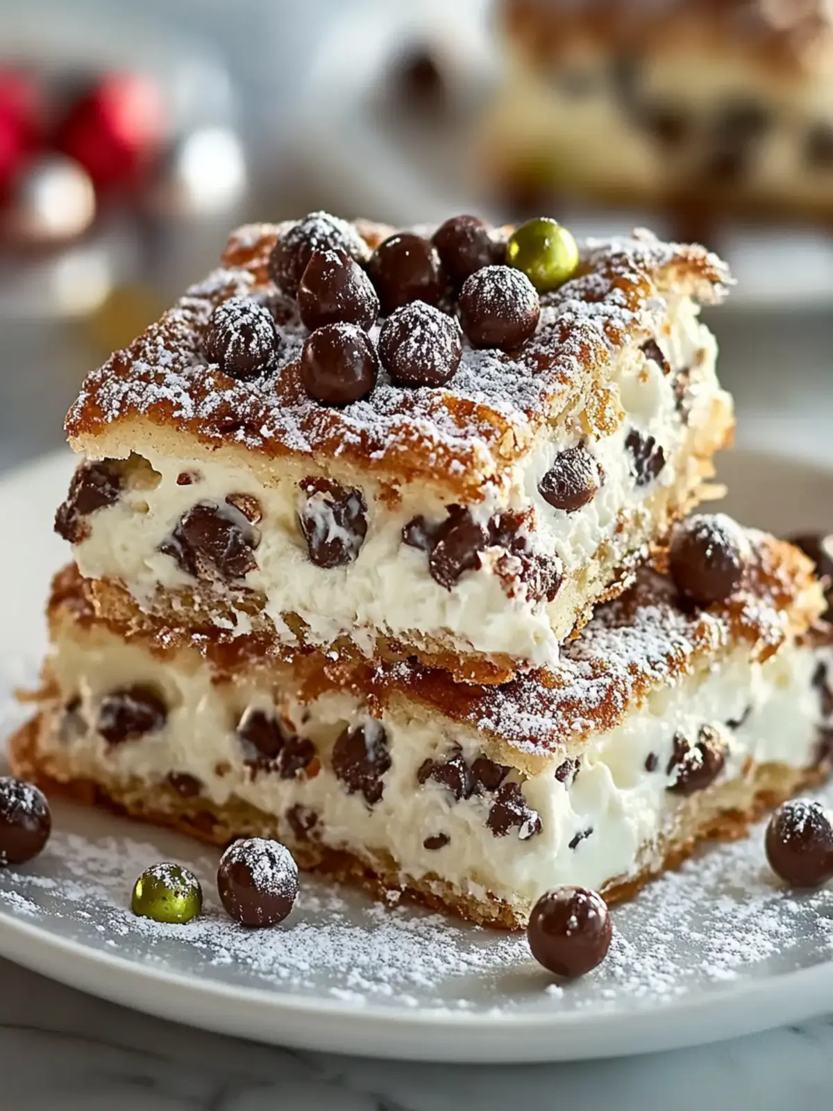 Classic Cannoli Squares