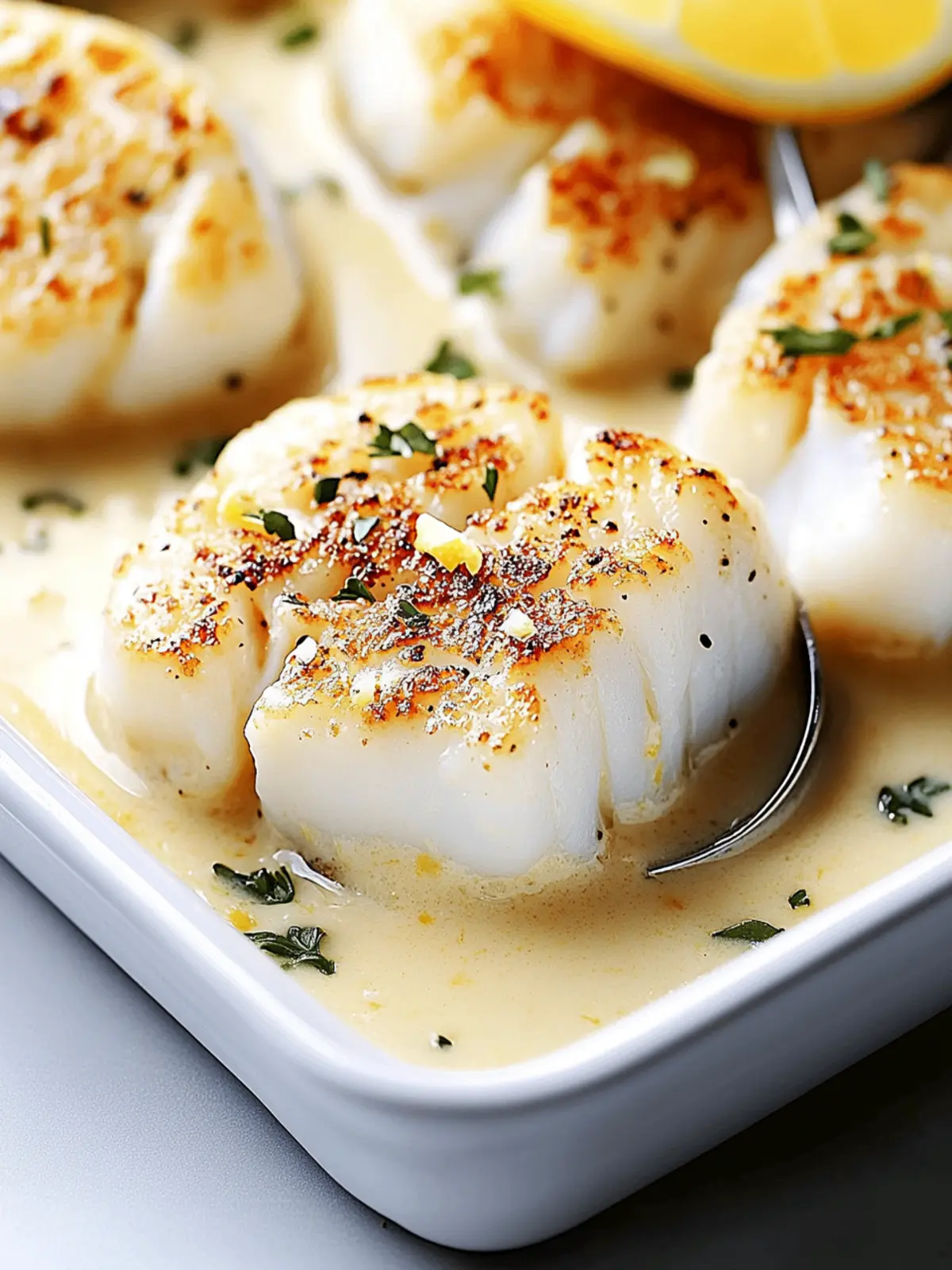 Baked Cod in Coconut Lemon Cream Sauce for a Tropical Delight 3 Baked Cod in Coconut Lemon Cream Sauce