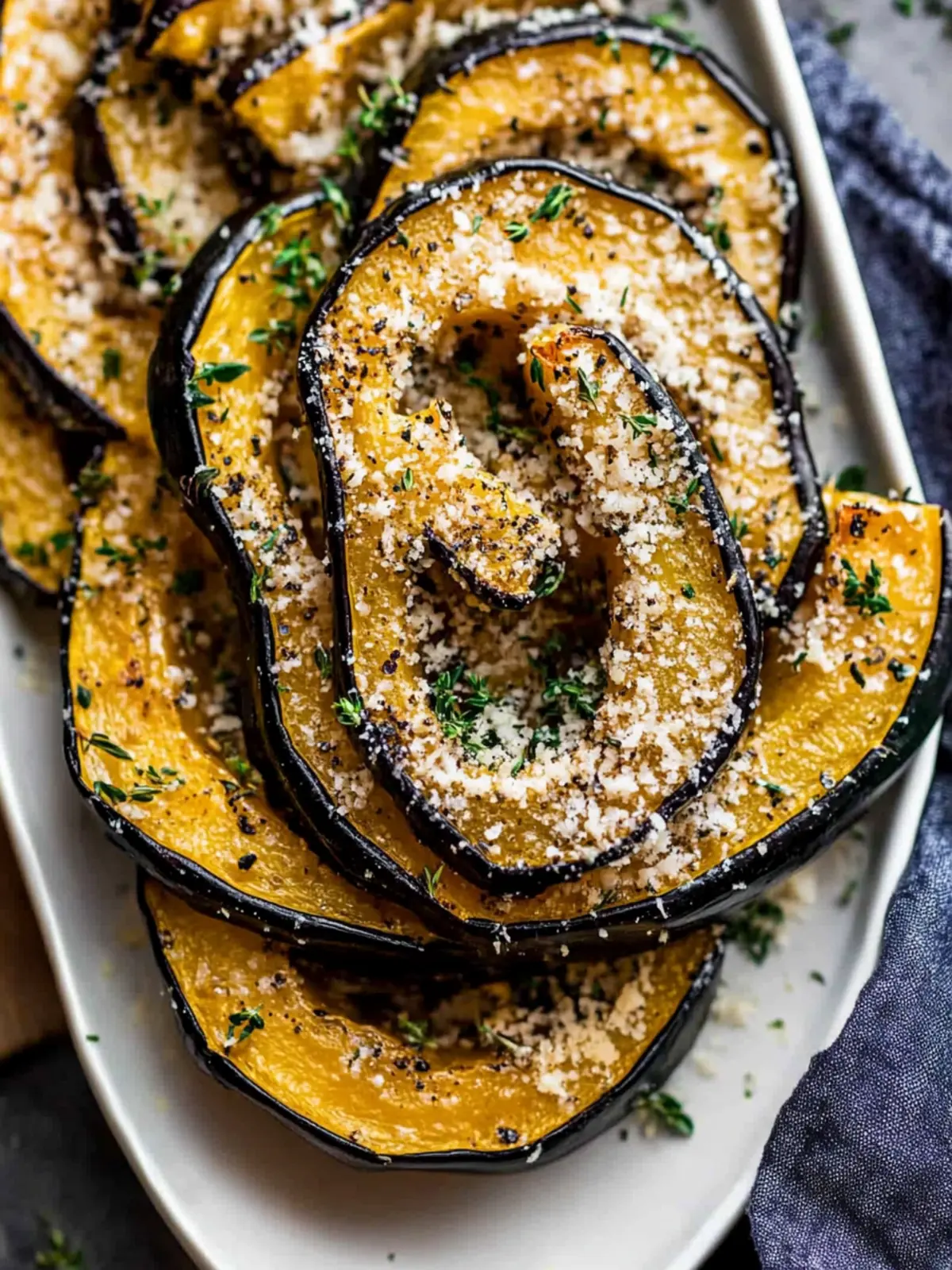 Irresistible Parmesan Herb Roasted Acorn Squash Delight 3 Parmesan Herb Roasted Acorn Squash