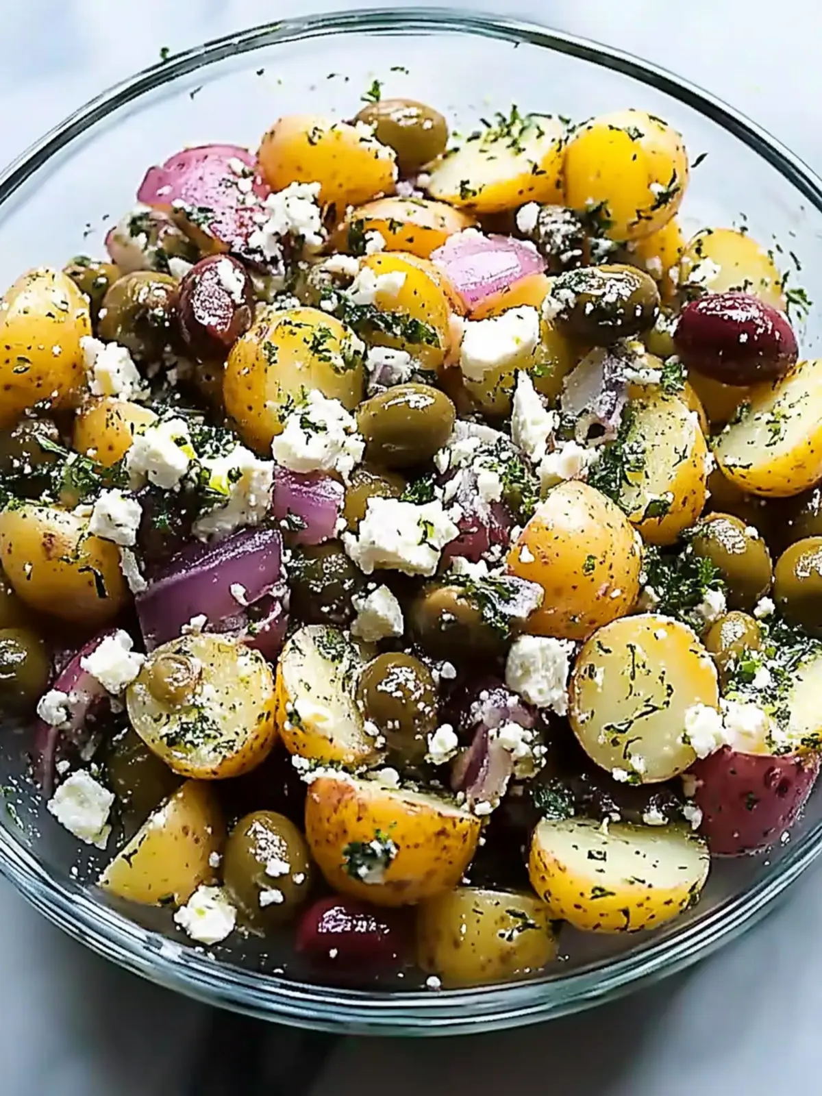 Zesty Olive Greek Potato Salad Perfect for Summer Gatherings 4 Olive Greek Potato Salad