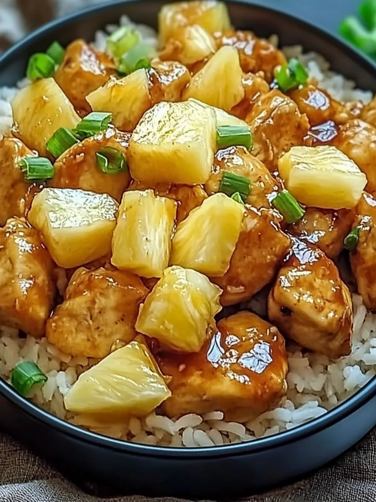 Sweet and Savory Pineapple Chicken and Rice in One Pan 2 Sweet and Savory Pineapple Chicken and Rice
