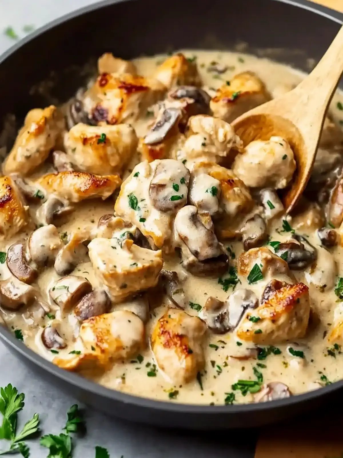 Mouthwatering Chicken Stroganoff