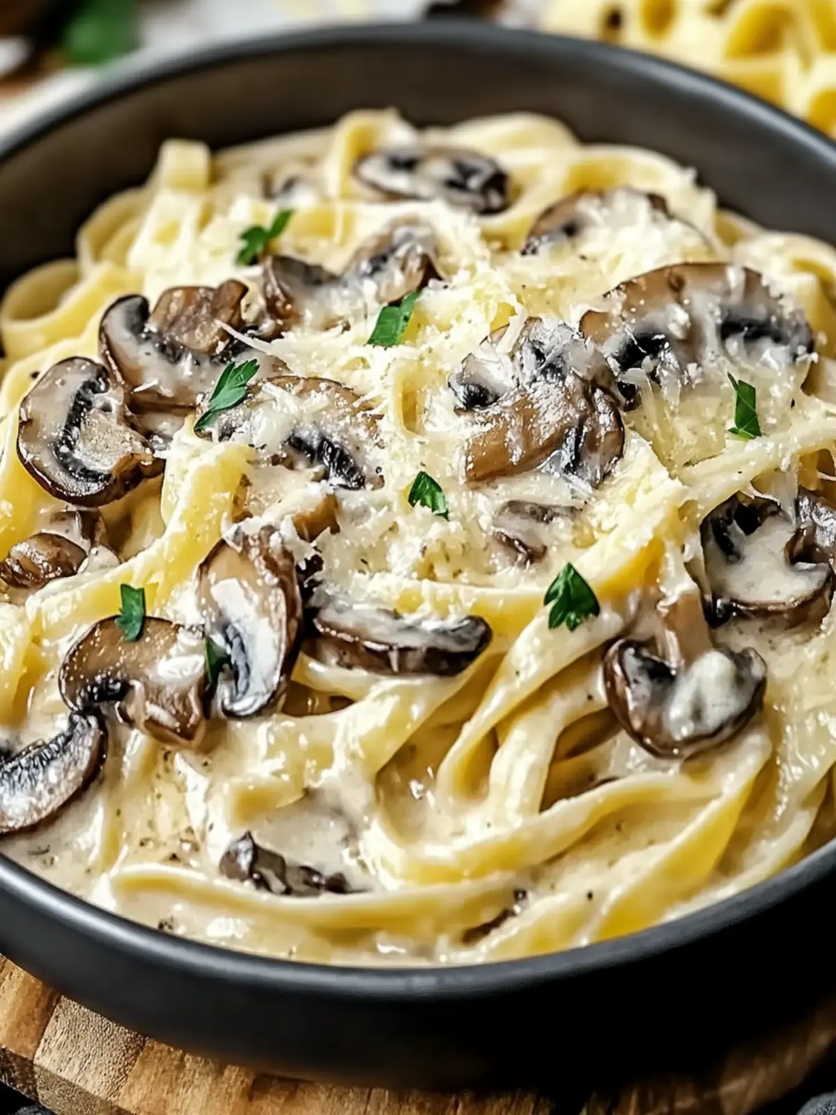Creamy Mushroom Gruyere Pasta