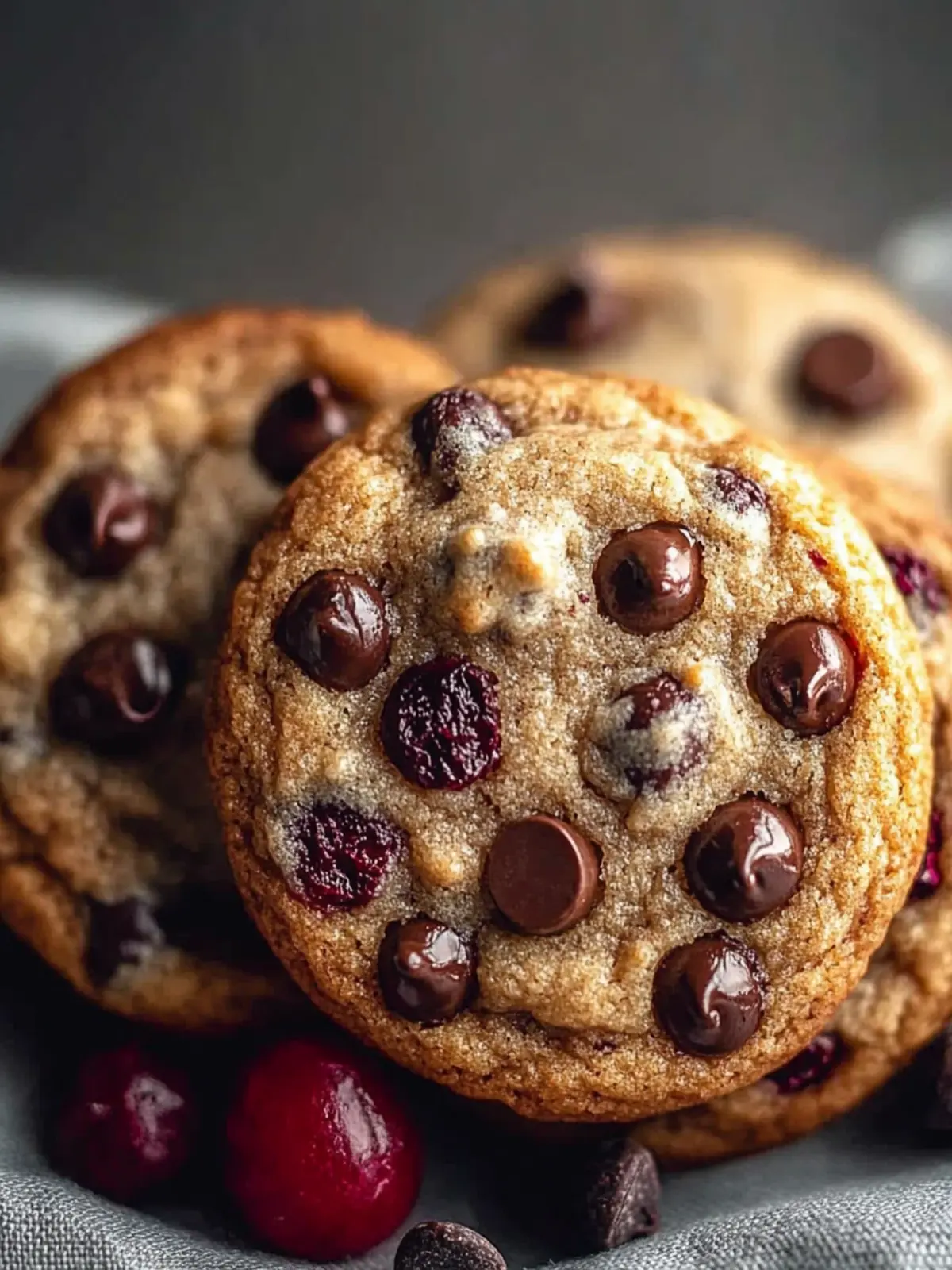 Cherry Chocolate Chip Cookies with Mocha Chips for a Sweet Fix 4 Cherry Chocolate Chip Cookies with Mocha Chips