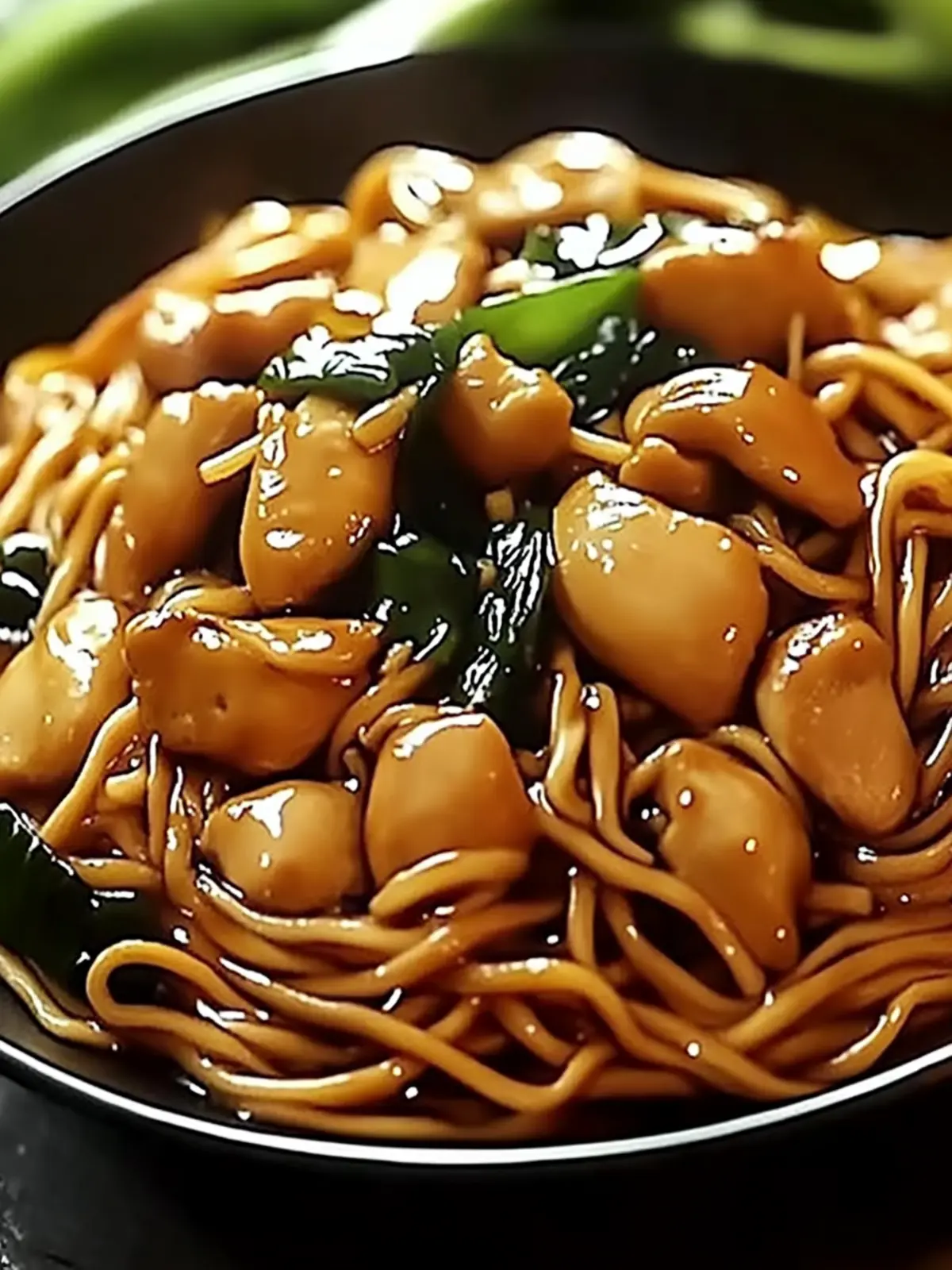 Savory Garlic Chicken Lo Mein Ready in Under 30 Minutes 2 Garlic Chicken Lo Mein