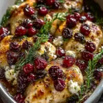 Honey Cranberry Chicken Bake with Ricotta Cheese in 40 Minutes 6 Honey Cranberry Chicken Bake with Ricotta Cheese