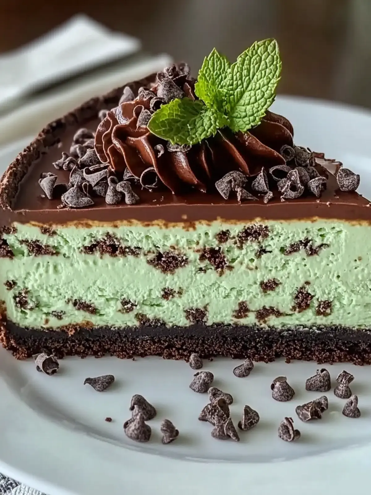 Mint Chocolate Cheesecake Dream Recipe You'll Crave Every Bite 3 Mint Chocolate Cheesecake Dream Recipe