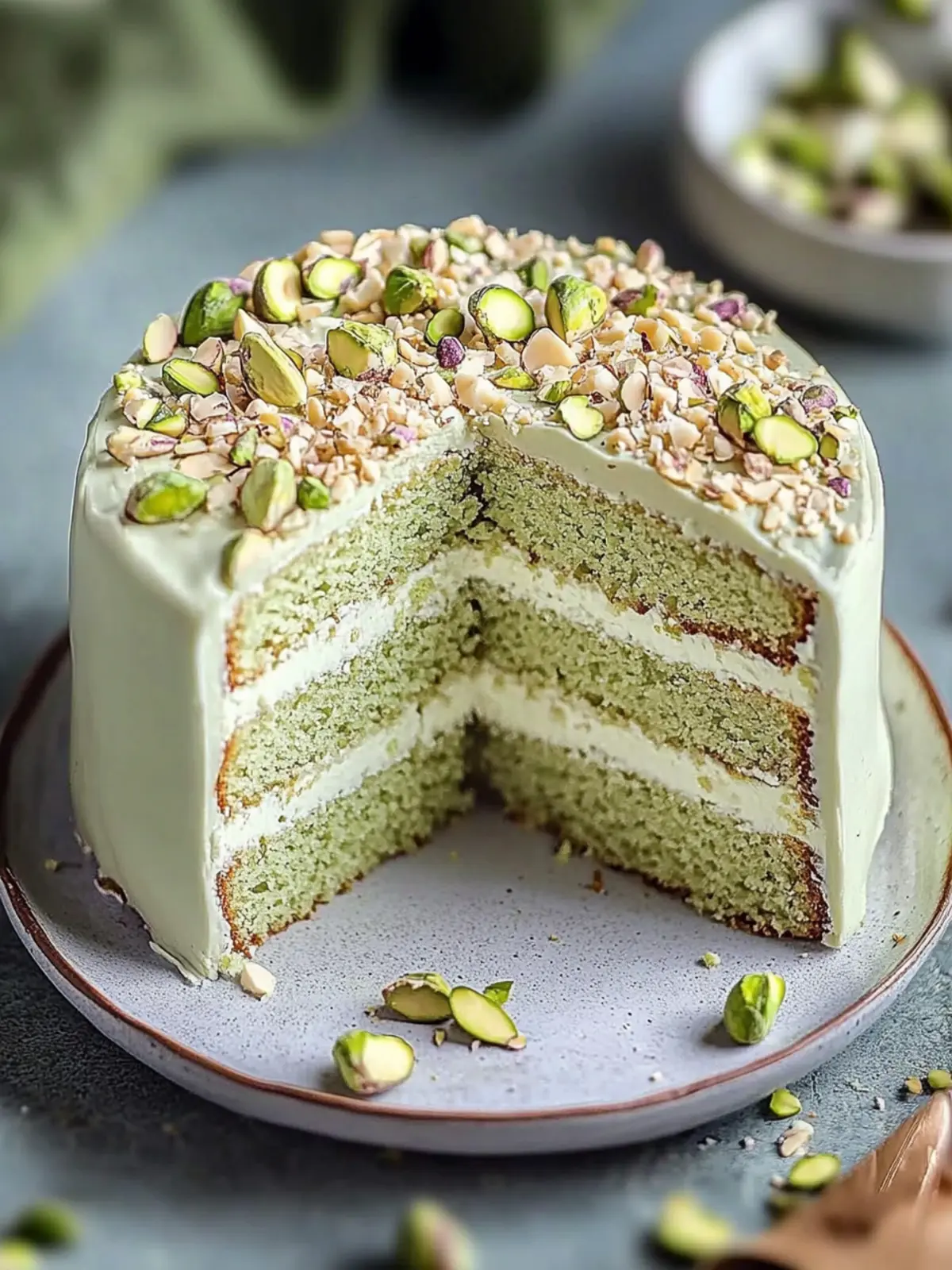 Irresistible White Chocolate Pistachio Cake for Every Celebration 2 White Chocolate Pistachio Cake