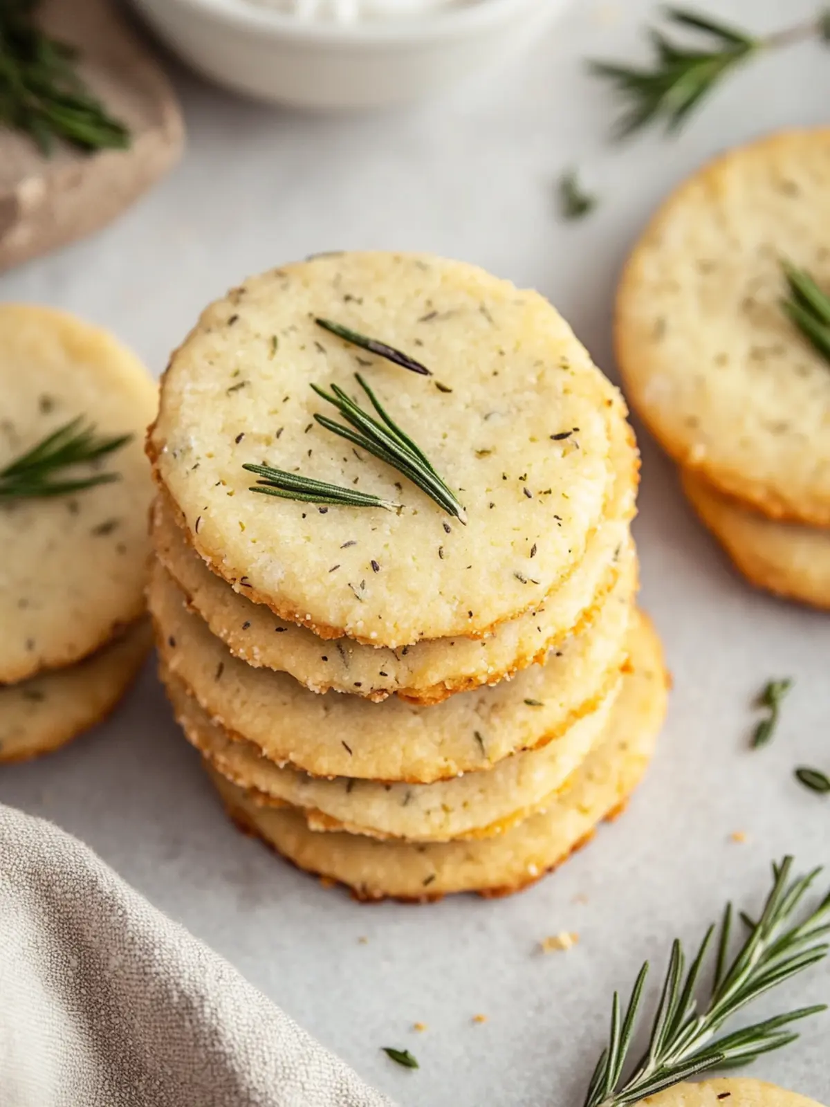 Savory Rosemary Shortbread Cookies for Gourmet Snacking Bliss 5 Rosemary Shortbread Cookies