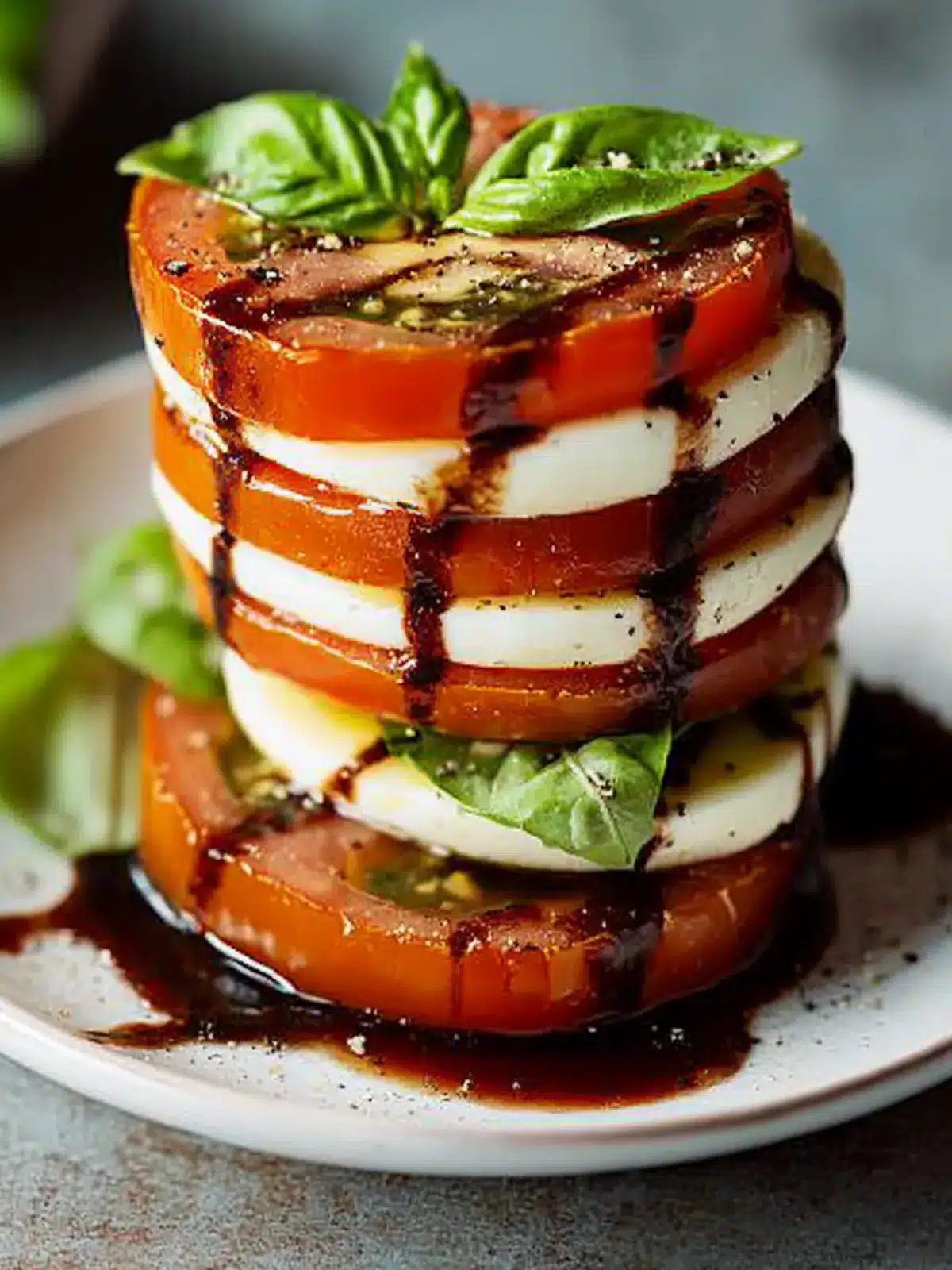 Elevate Parties with Roasted Tomato Caprese Towers Recipe 4 Roasted Tomato Caprese Towers Recipe