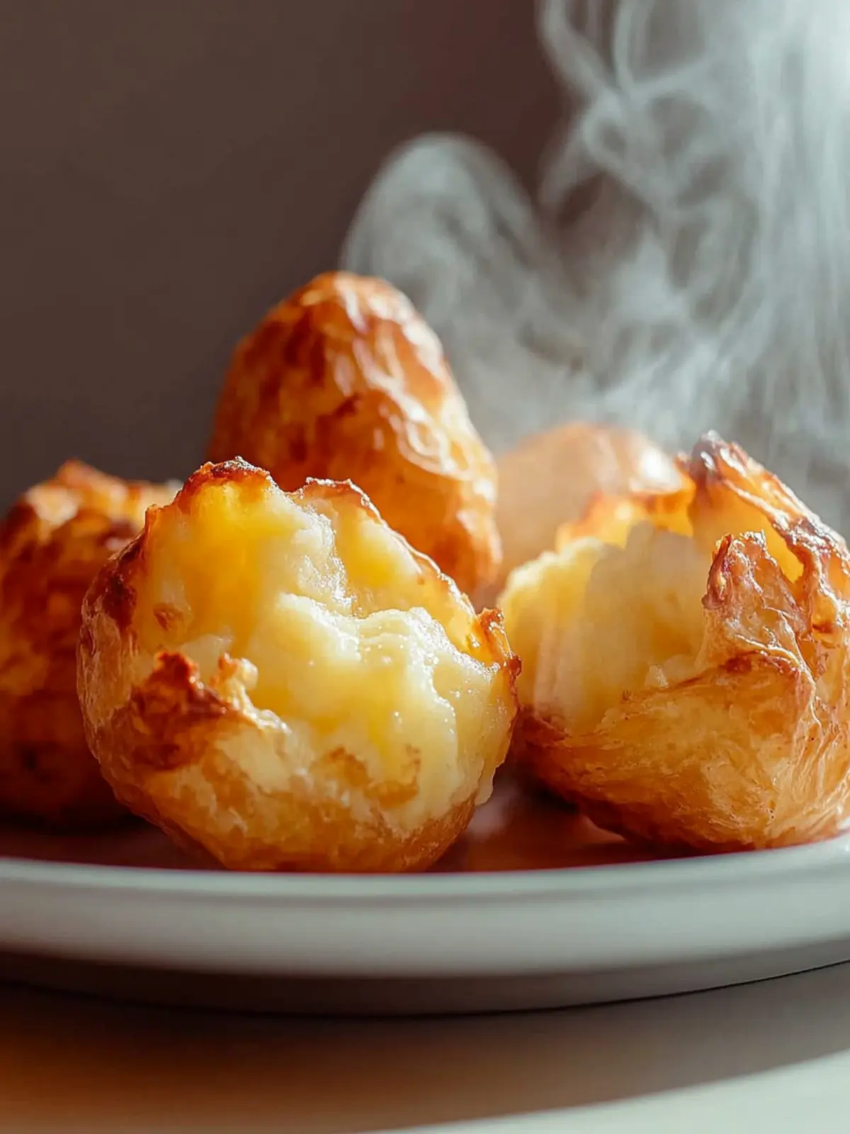 Crispy Mashed Potato Cheese Puffs