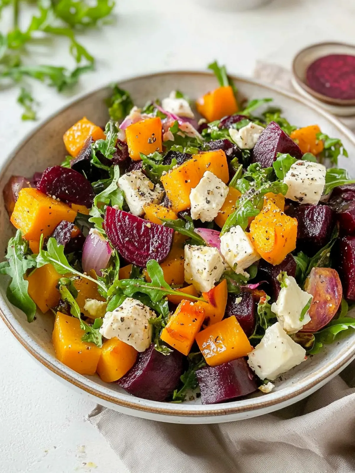 Butternut and Beetroot Salad