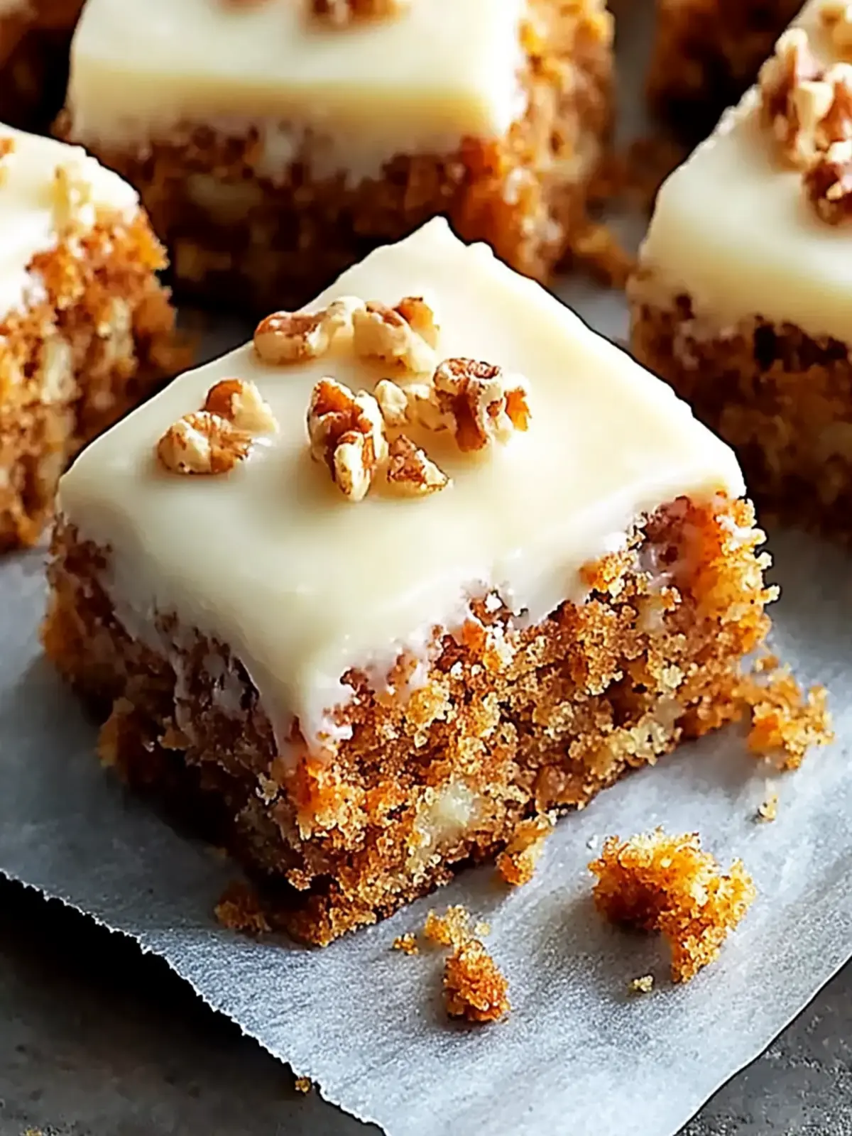 Mouthwatering Decadent Carrot Cake Bars with Cream Cheese Frosting 2 Decadent Carrot Cake Bars with Cream Cheese Frosting