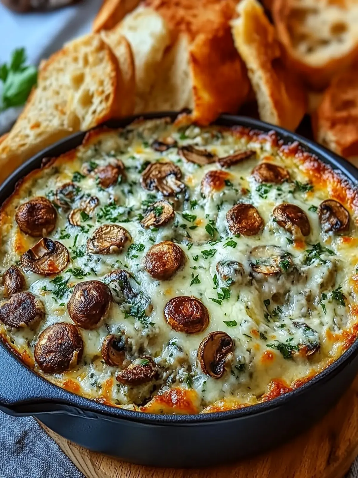 Stuffed Mushroom Dip